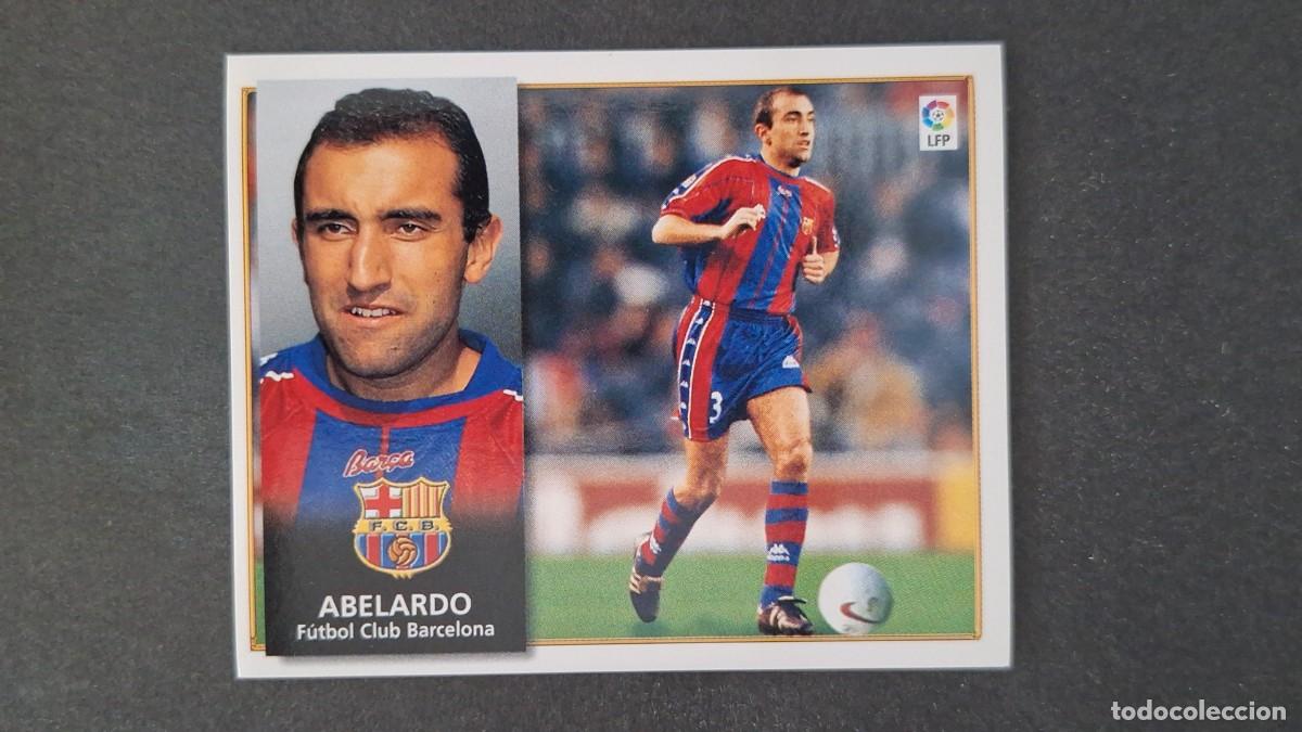 Figurine di Calcio: ABELARDO F. C. BARCELONA LIGA ESTE 1998 1999 98 99 NUNCA PEGADO SIN PEGAR