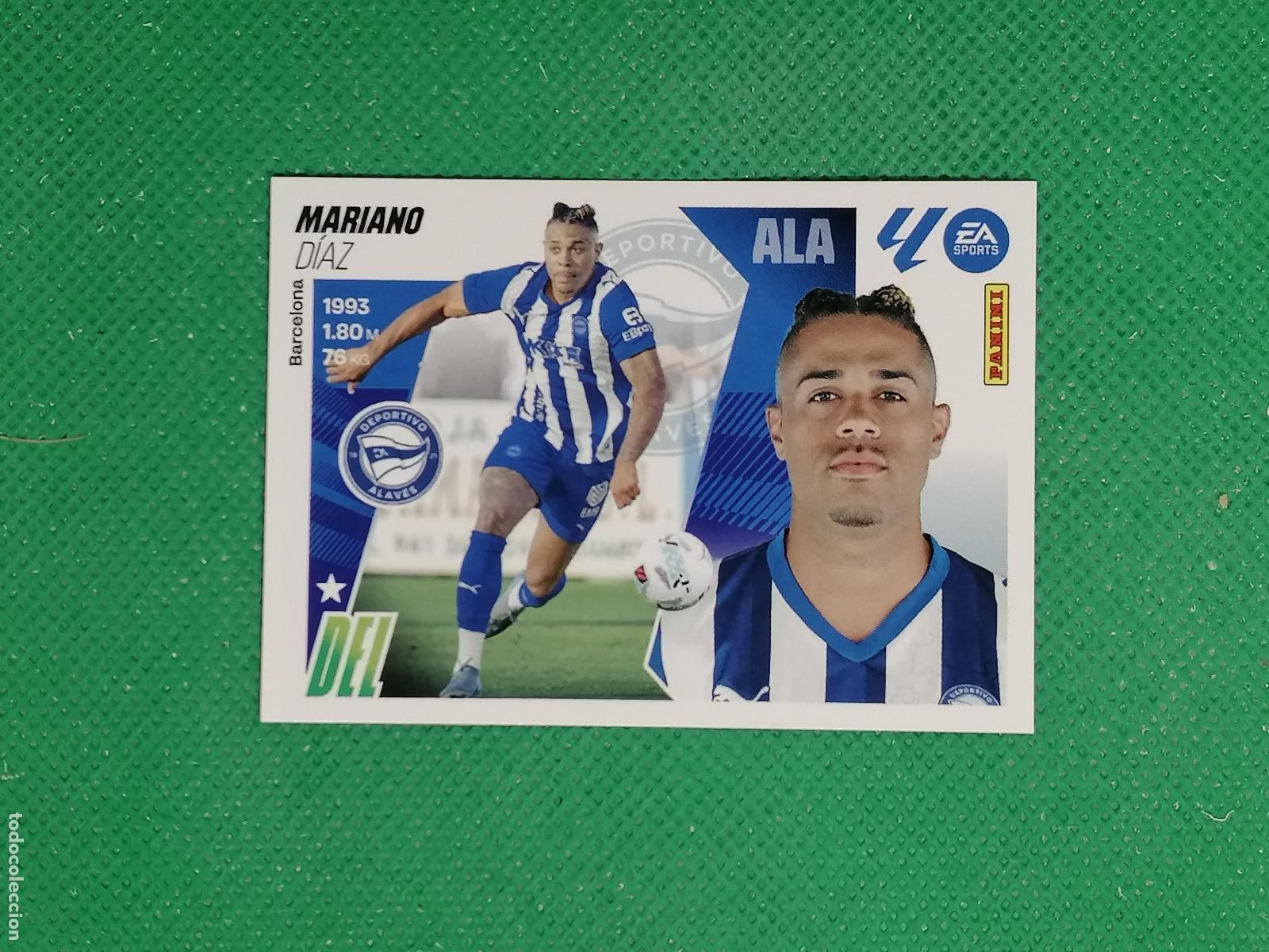 Cromos de F&uacute;tbol: 20 BIS 20BIS MARIANO DIAZ ALAVES ⚽ PANINI LIGA ESTE 25 26 2025 2026 ⚽