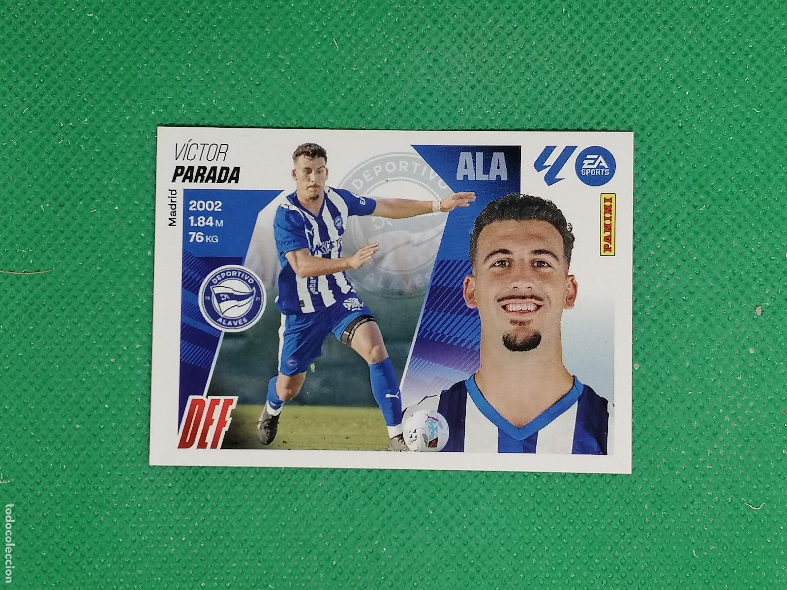 Cromos de F&uacute;tbol: 8 BIS 8BIS VICTOR PARADA ALAVES ⚽ PANINI LIGA ESTE 25 26 2025 2026 ⚽