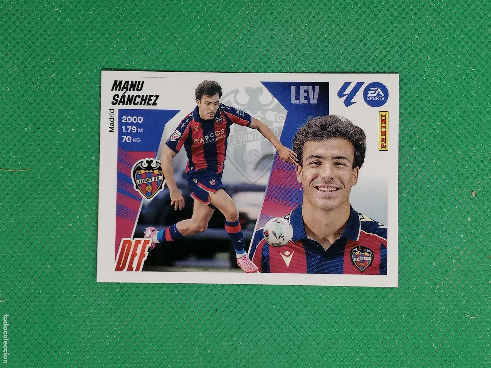Cromos de F&uacute;tbol: 11 BIS 11BIS MANU SANCHEZ LEVANTE ⚽ PANINI LIGA ESTE 25 26 2025 2026 ⚽