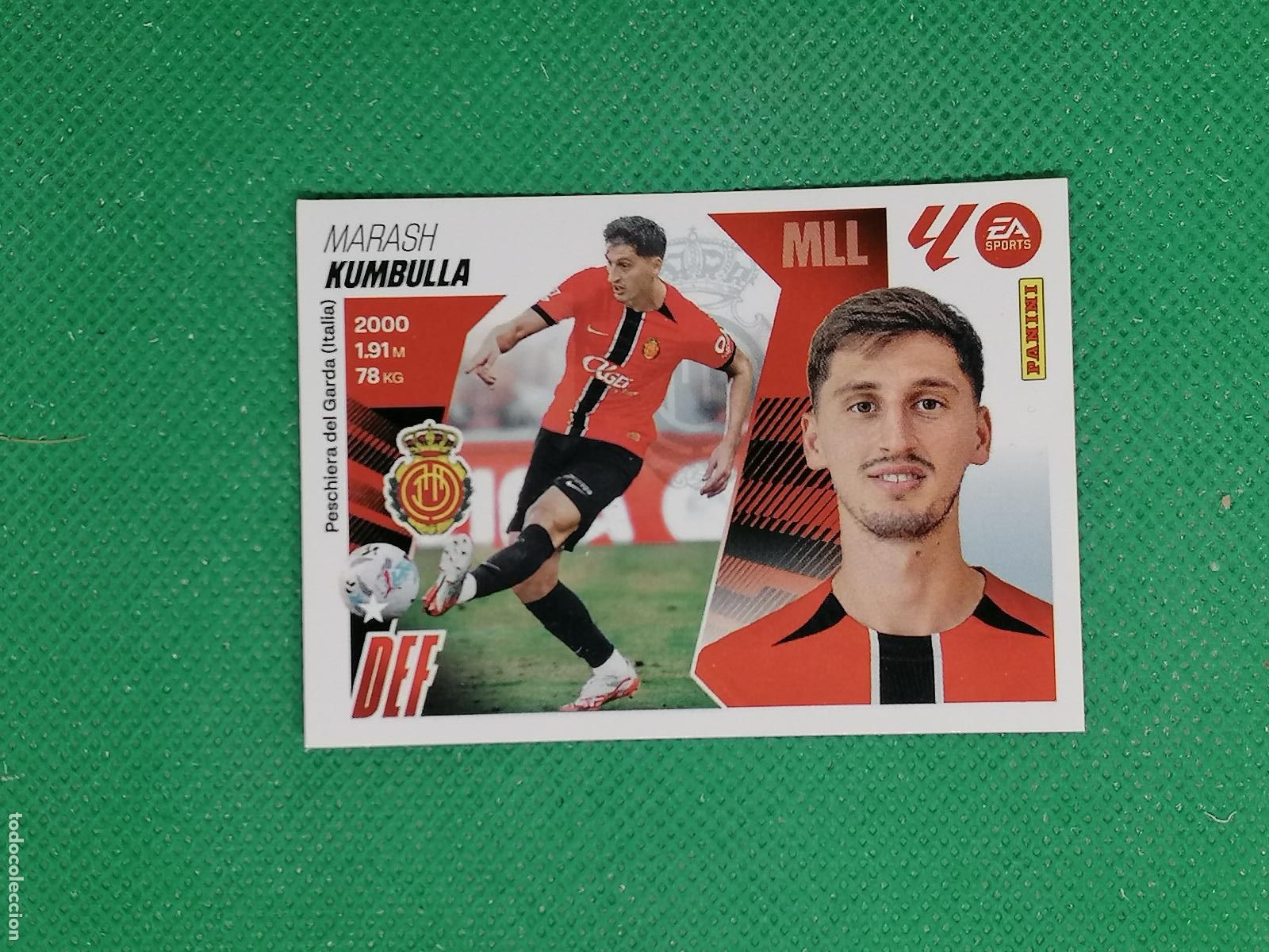 Cromos de F&uacute;tbol: 7 BIS 7BIS MARASH KUMBULLA MALLORCA ⚽ PANINI LIGA ESTE 25 26 2025 2026 ⚽