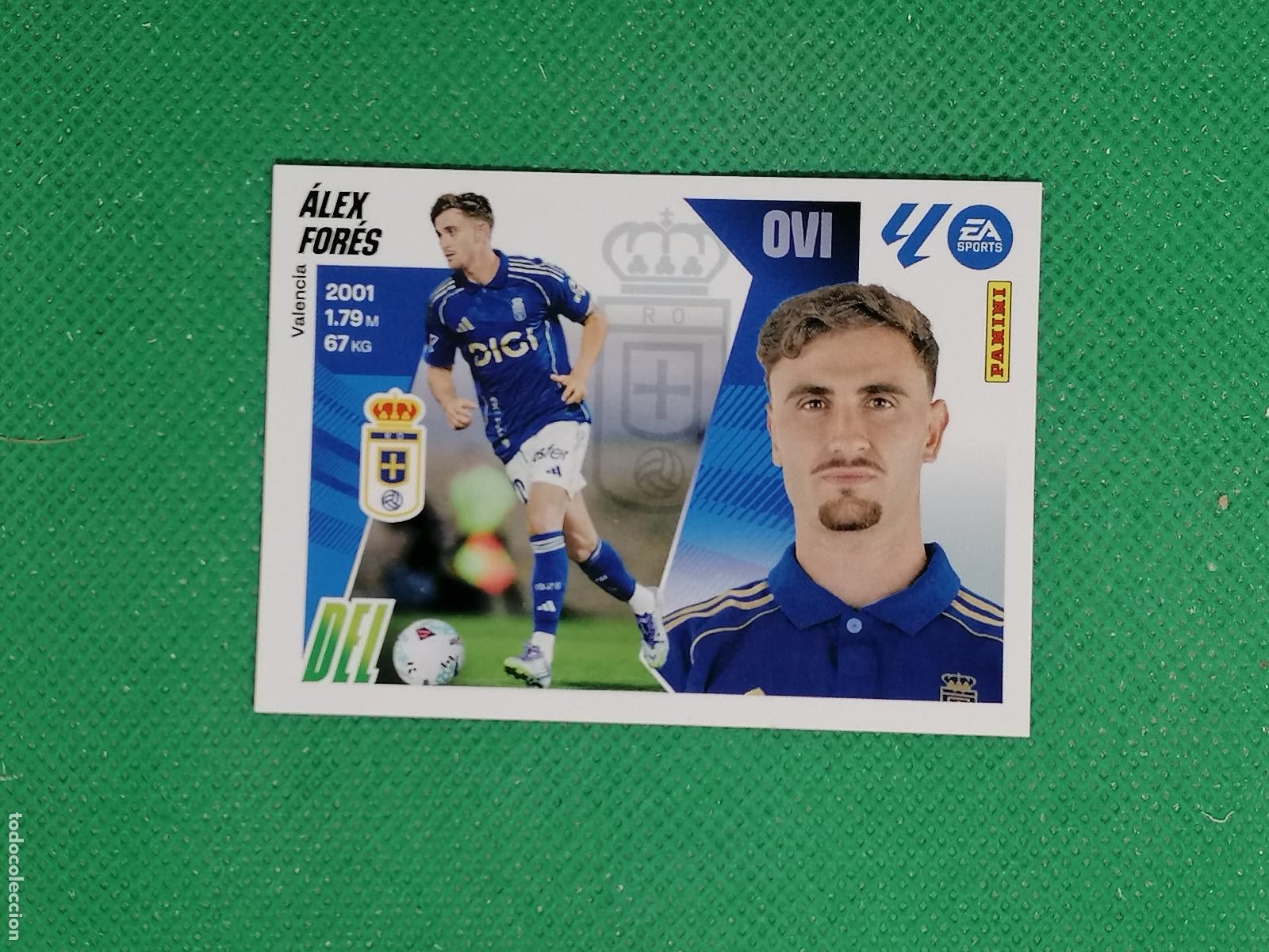 Fu&szlig;ball-Sticker: 20 BIS 20BIS ALEX FORES OVIEDO ⚽ PANINI LIGA ESTE 25 26 2025 2026 ⚽