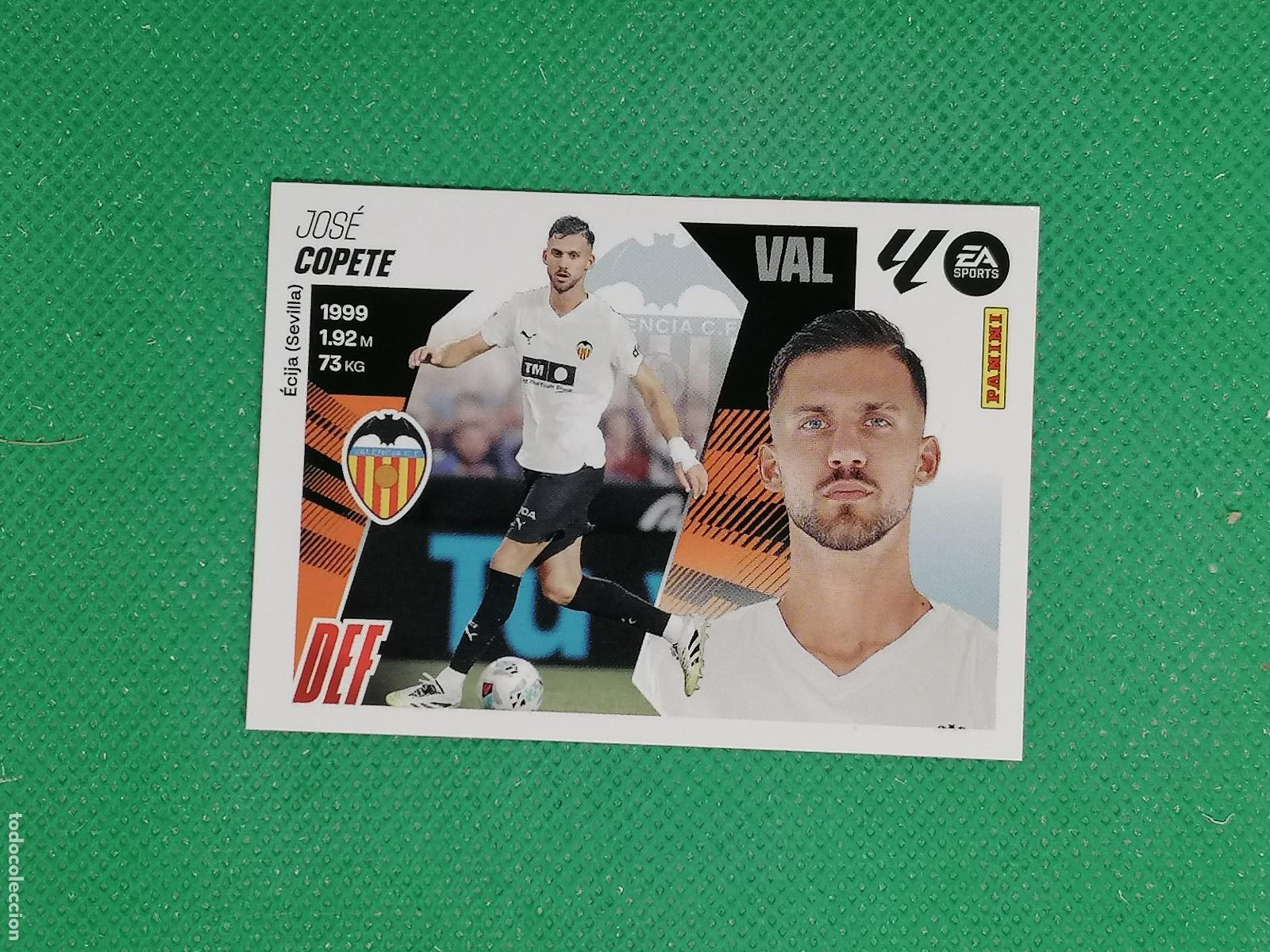 Fu&szlig;ball-Sticker: 6 BIS 6BIS JOSE COPETE VALENCIA ⚽ PANINI LIGA ESTE 25 26 2025 2026 ⚽