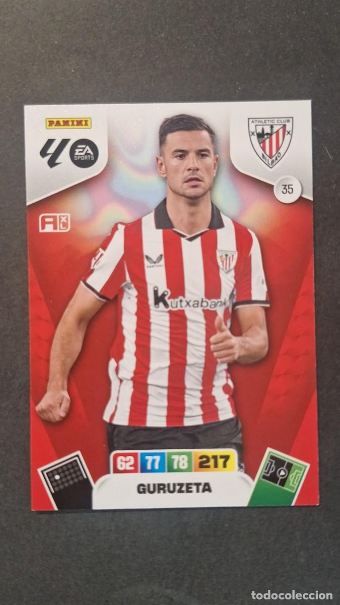 Cromos de F&uacute;tbol: L2 GURUZETA ATHLETIC CLUB DE BILBAO 35 ADRENALYN XL LIGA 2025/2026 25 26 PANINI