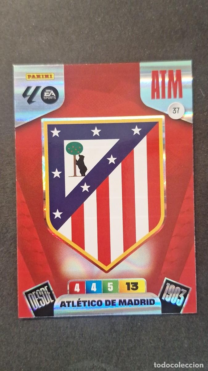 Cromos de F&uacute;tbol: L2 ESCUDO ATLETICO DE MADRID 37 ADRENALYN XL LIGA 2025/2026 25 26 PANINI