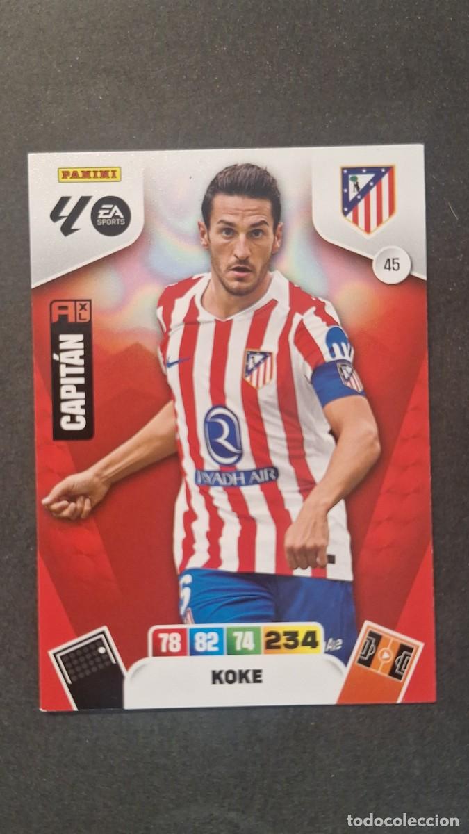 Cromos de F&uacute;tbol: L2 KOKE ATLETICO DE MADRID 45 ADRENALYN XL LIGA 2025/2026 25 26 PANINI