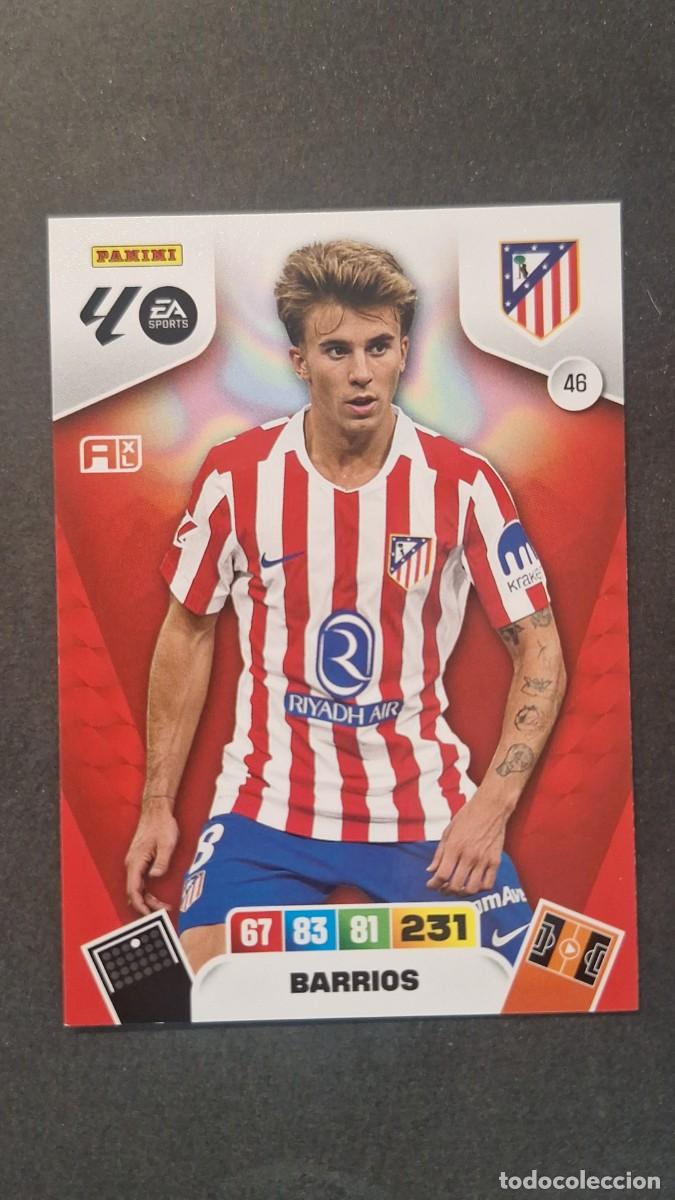 Figurine di Calcio: L2 BARRIOS ATLETICO DE MADRID 46 ADRENALYN XL LIGA 2025/2026 25 26 PANINI