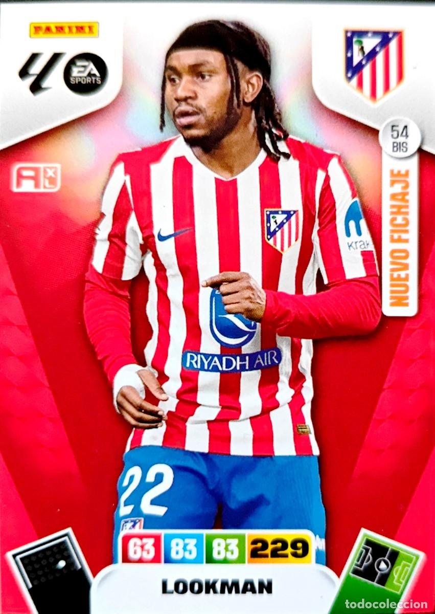 Figurine di Calcio: 54 Bis Lookman - Atletico de Madrid - NUEVO FICHAJE - PANINI ADRENALYN La Liga 2025 2026 25 26