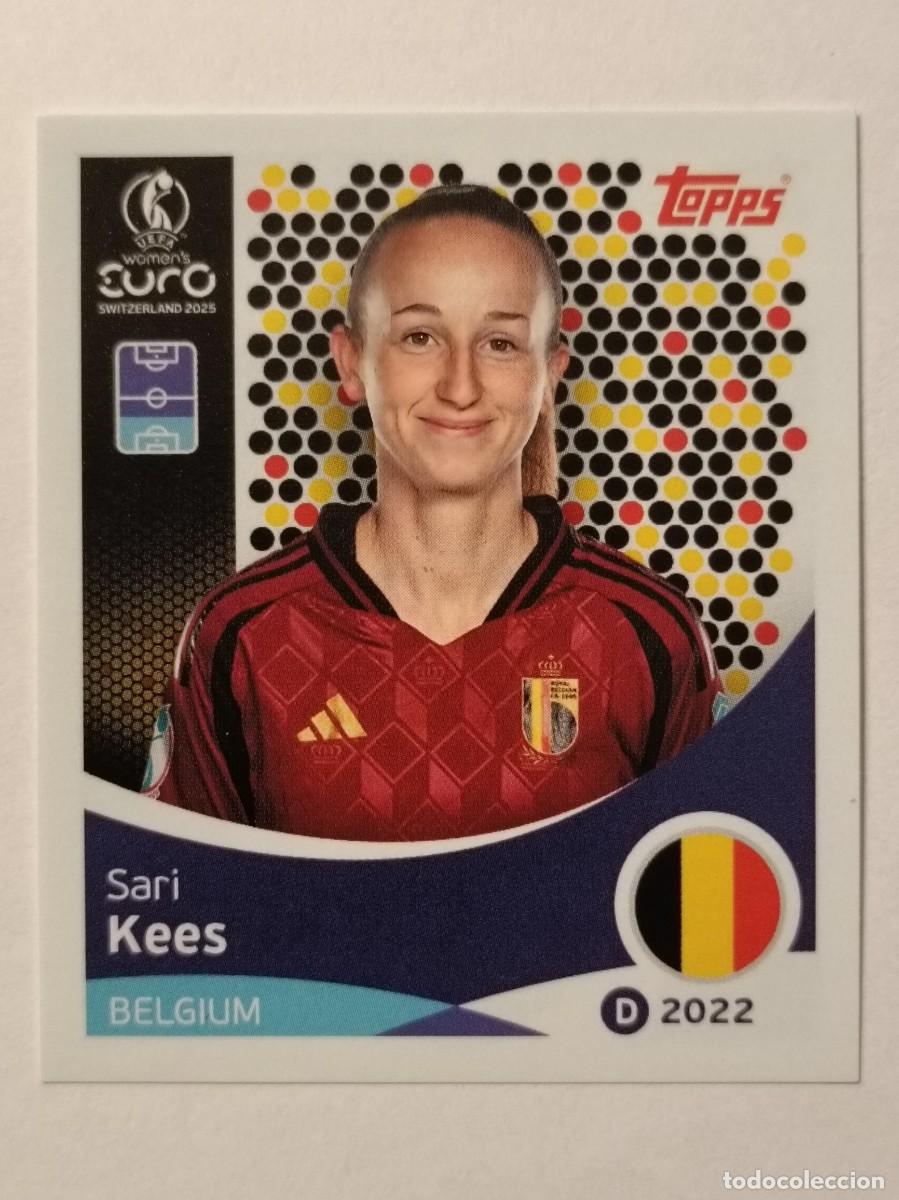 Figurine di Calcio: #129 KEES BELGICA EURO WOMENS SUIZA 2025 TOPPS