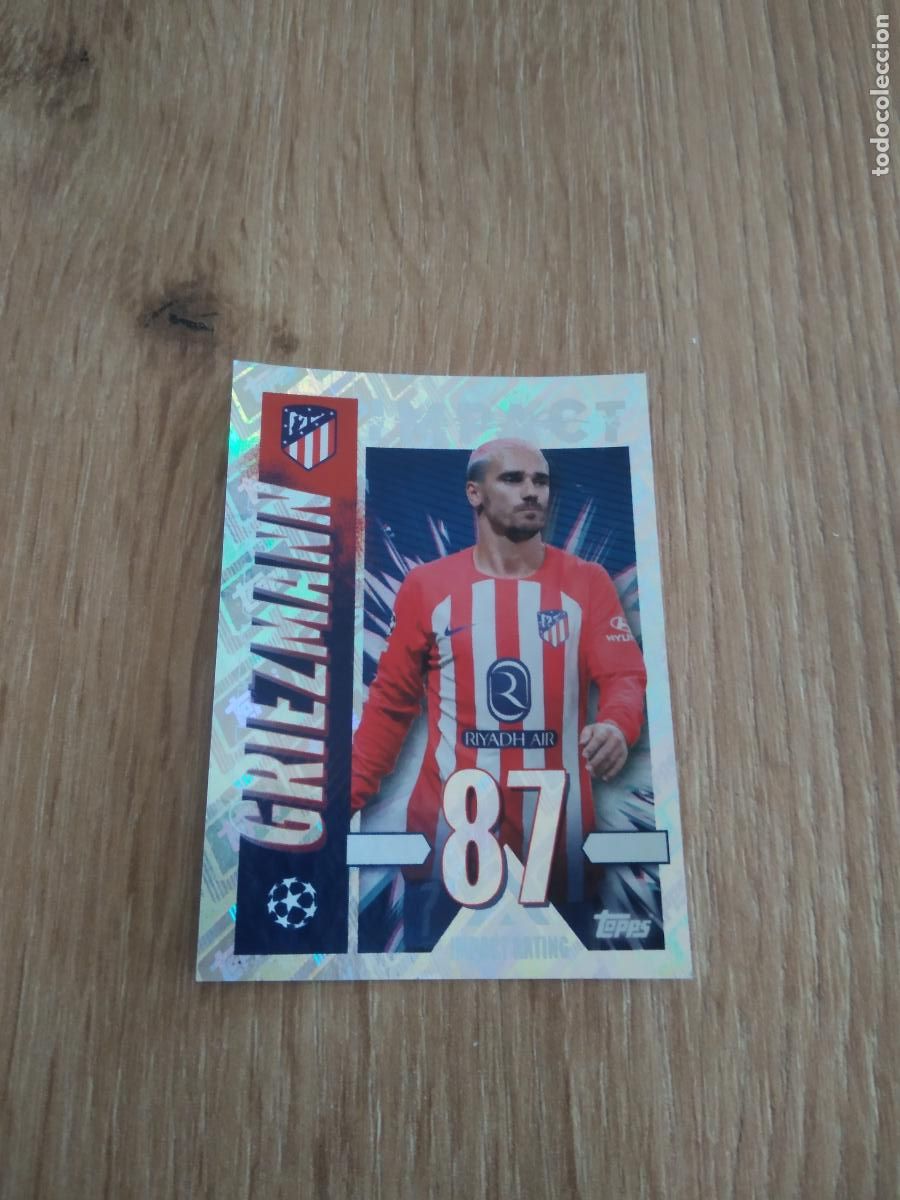 Football Stickers: 84 GRIEZMANN ATLETICO DE MADRID CROMO FUTBOL UEFA CHAMPIONS LEAGUE 23-24 TOPPS 2023-2024