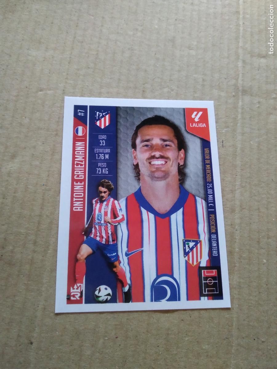 Football Stickers: 214 GRIEZMANN ATLETICO MADRID CROMO FUTBOL LOS REYES DEL FUTBOL MUNDIAL RANKING DE CLUBES
