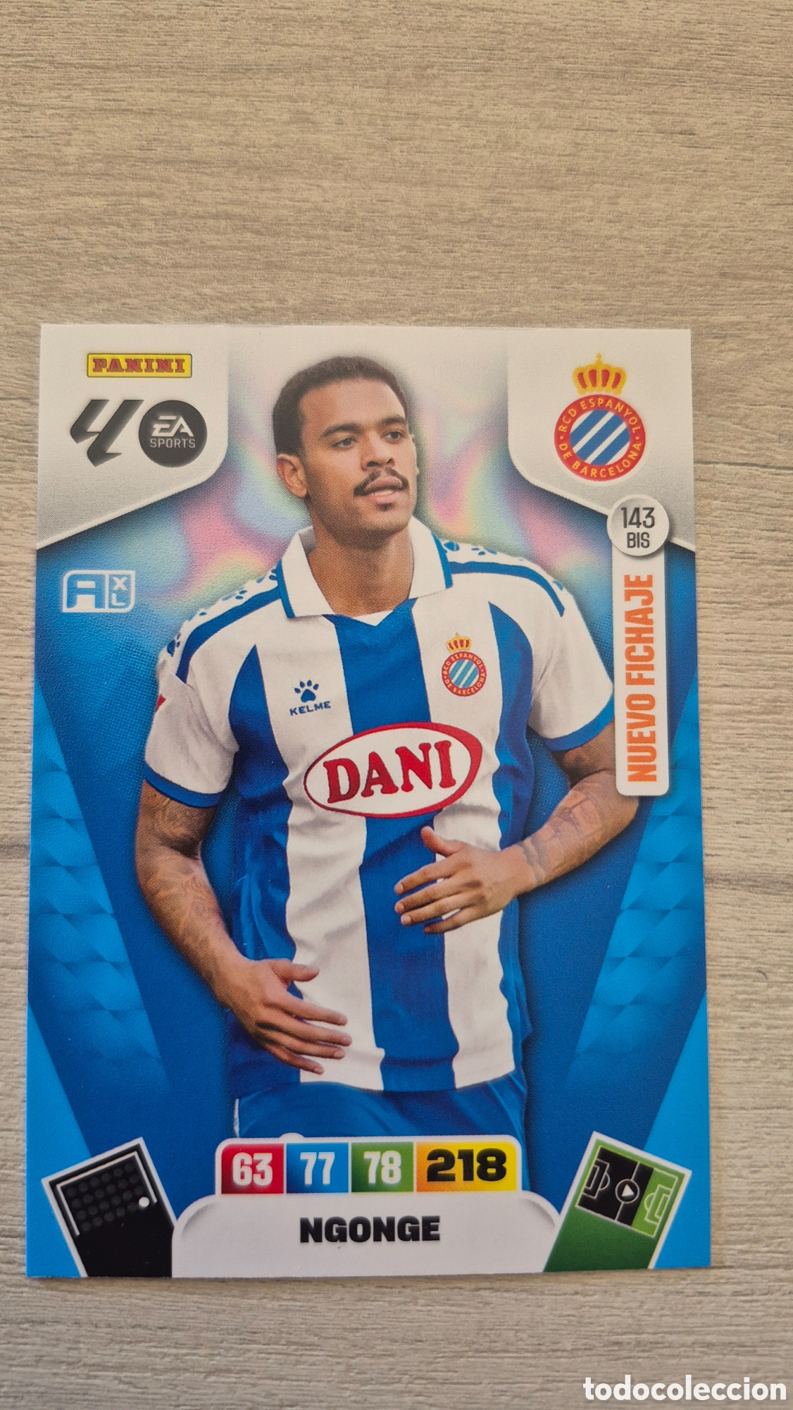 Cartes &agrave; collectionner de Football: N&deg;143Bis Espanyol Ngonge Adrenalyn 25/26