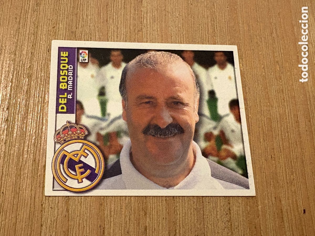 Football Stickers: 17. CROMO LIGA ESTE 2002-03 02-03 DEL BOSQUE ENTRENADOR REAL MADRID SIN PEGAR