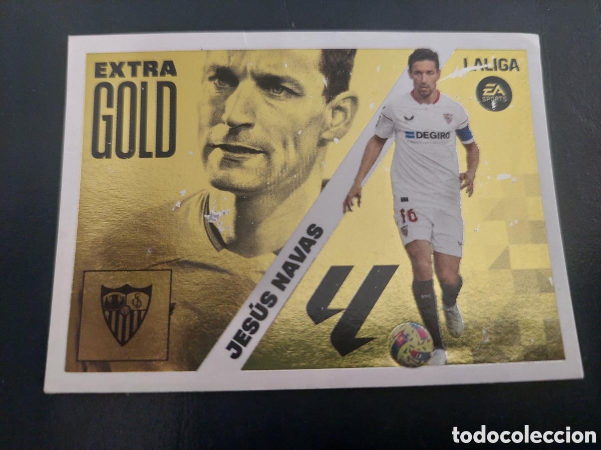 Cromos de F&uacute;tbol: La Liga Este 2023/24 #739 Jesus Navas EXTRA GOLD
