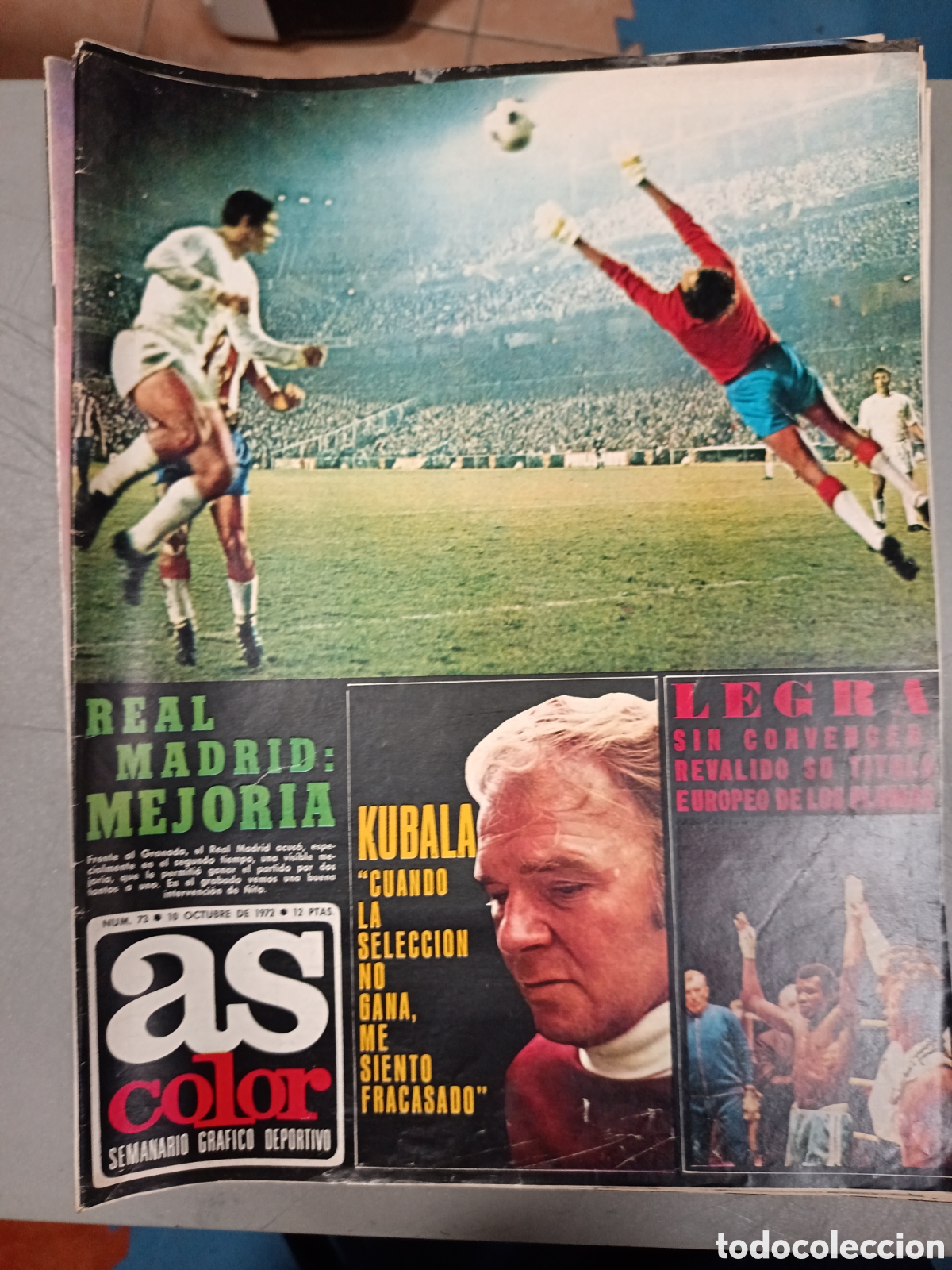 Cromos de F&uacute;tbol: REVISTA AS COLOR N&ordm; 73 POSTER CENTRAL