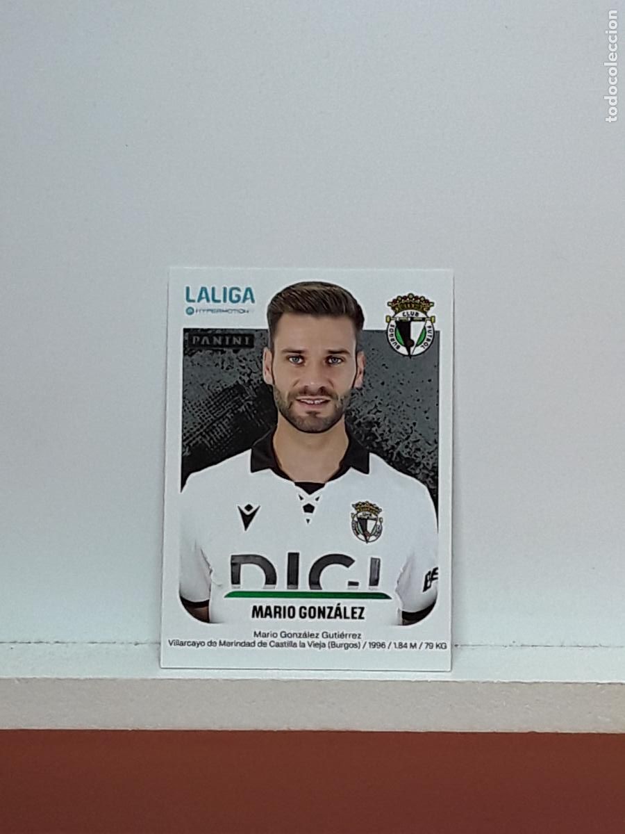 Fu&szlig;ball-Sticker: LALIGA HYPERMOTION 2025 2026 25 26 ALBUM PANINI LIGA N 75B 75 B BURGOS MARIO GONZALEZ