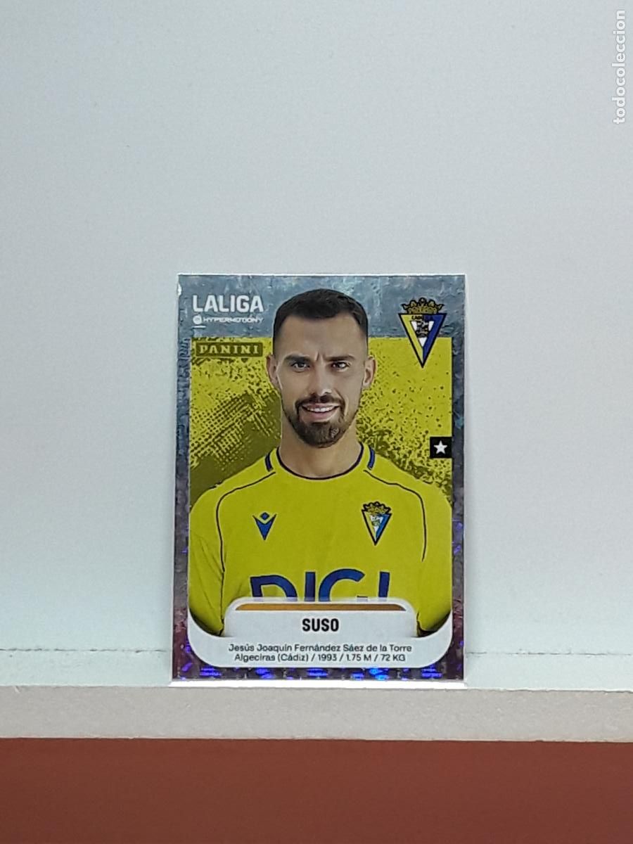 Cromos de F&uacute;tbol: LALIGA HYPERMOTION 2025 2026 25 26 ALBUM PANINI LIGA N 91 CADIZ SUSO JESUS JOAQUIN FERNANDEZ SAEZ