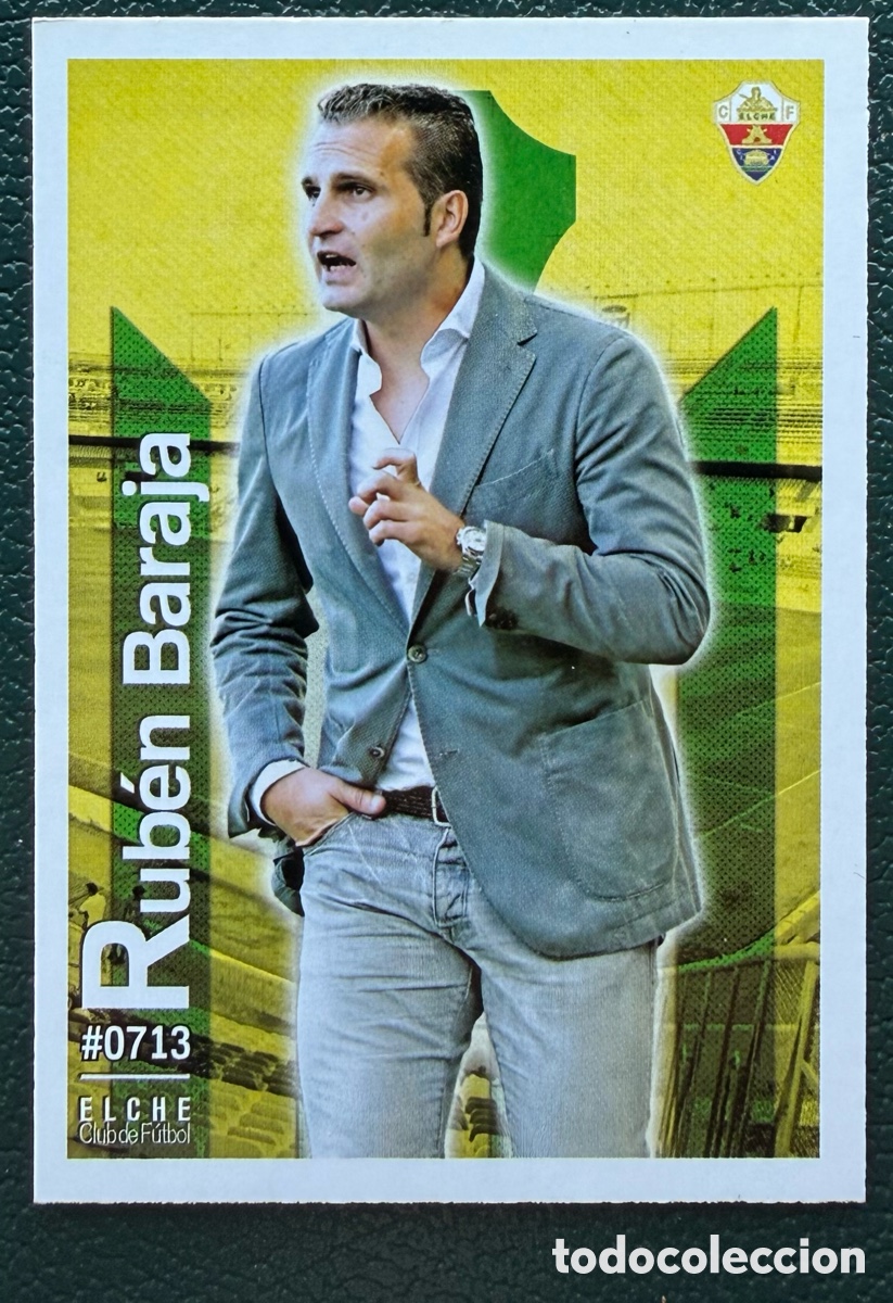 Cartes &agrave; collectionner de Football: 713 RUBEN BARAJA ELCHE CF FICHAS ALBUM MUNDICROMO 2015 2016 15 16