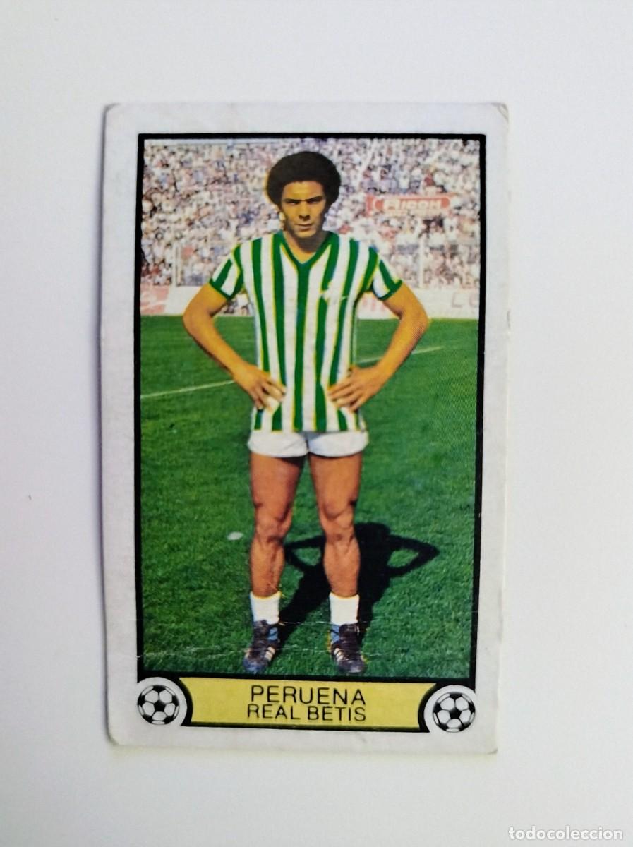 Fu&szlig;ball-Sticker: Peruena SIN PEGAR NUNCA PEGADO Real Betis Liga Ediciones Este 79 80 / 1979 1980