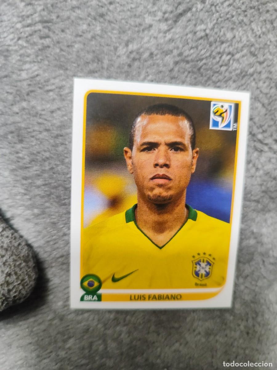 Cromos de Futebol: 503 PANINI MUNDIAL 2010 WORLD CUP LUIS FABIANO - BRASIL -- CROMO 10 NUEVO DE SOBRE