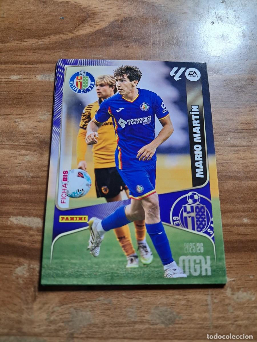 Cromos de Futebol: CARD MEGACRACKS TEMPORADA 25/26: FICHA BIS MARIO MARTIN, N&deg; 175 BIS