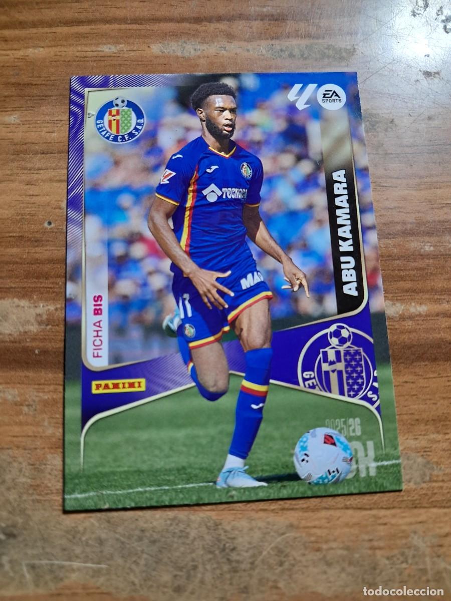 Cromos de F&uacute;tbol: CARD MEGACRACKS TEMPORADA 25/26: FICHA BIS ABU KAMARA, N&deg; 176 BIS