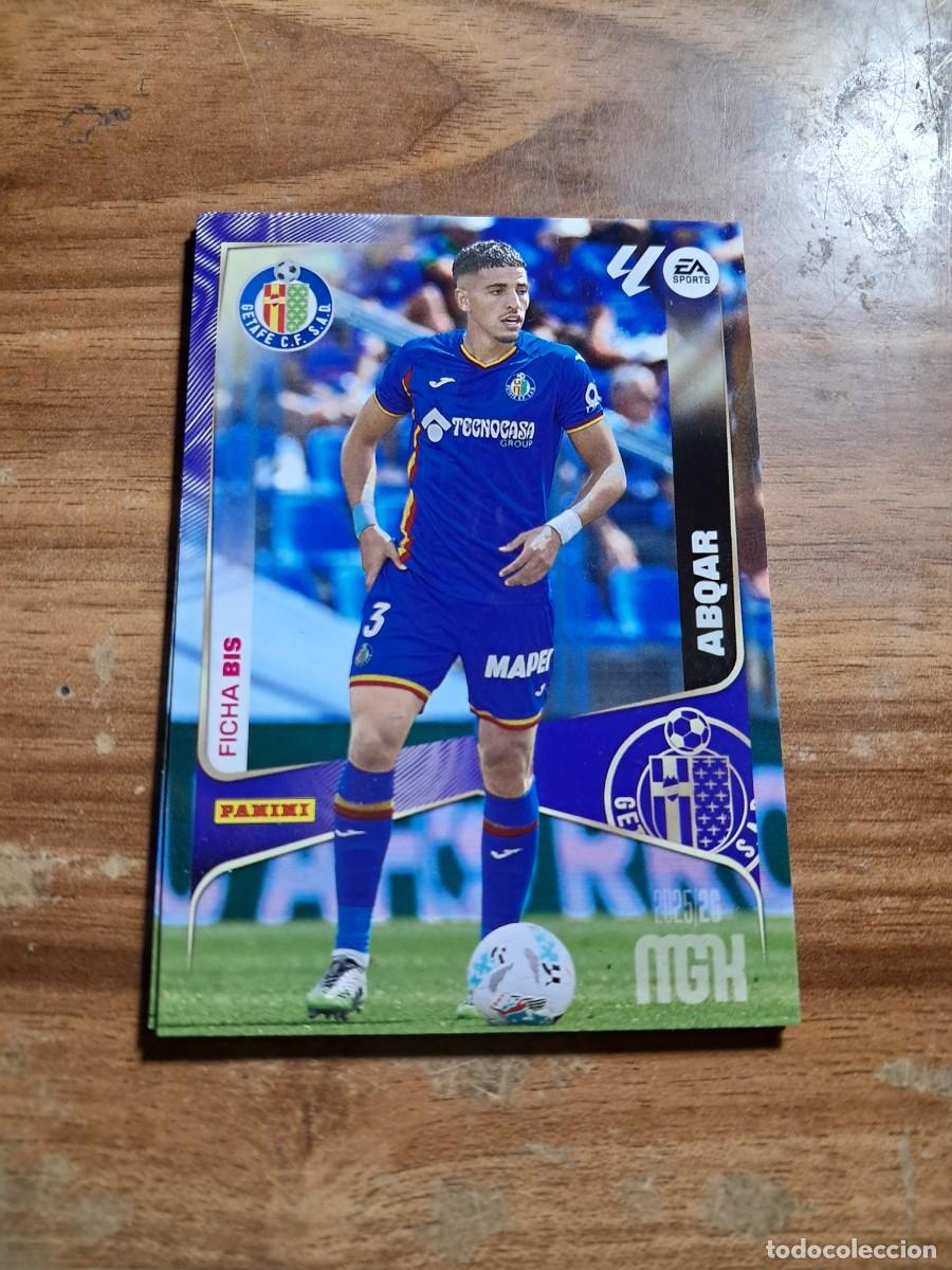 Cromos de F&uacute;tbol: CARD MEGACRACKS TEMPORADA 25/26: FICHA BIS ABQAR, N&deg; 168 BIS
