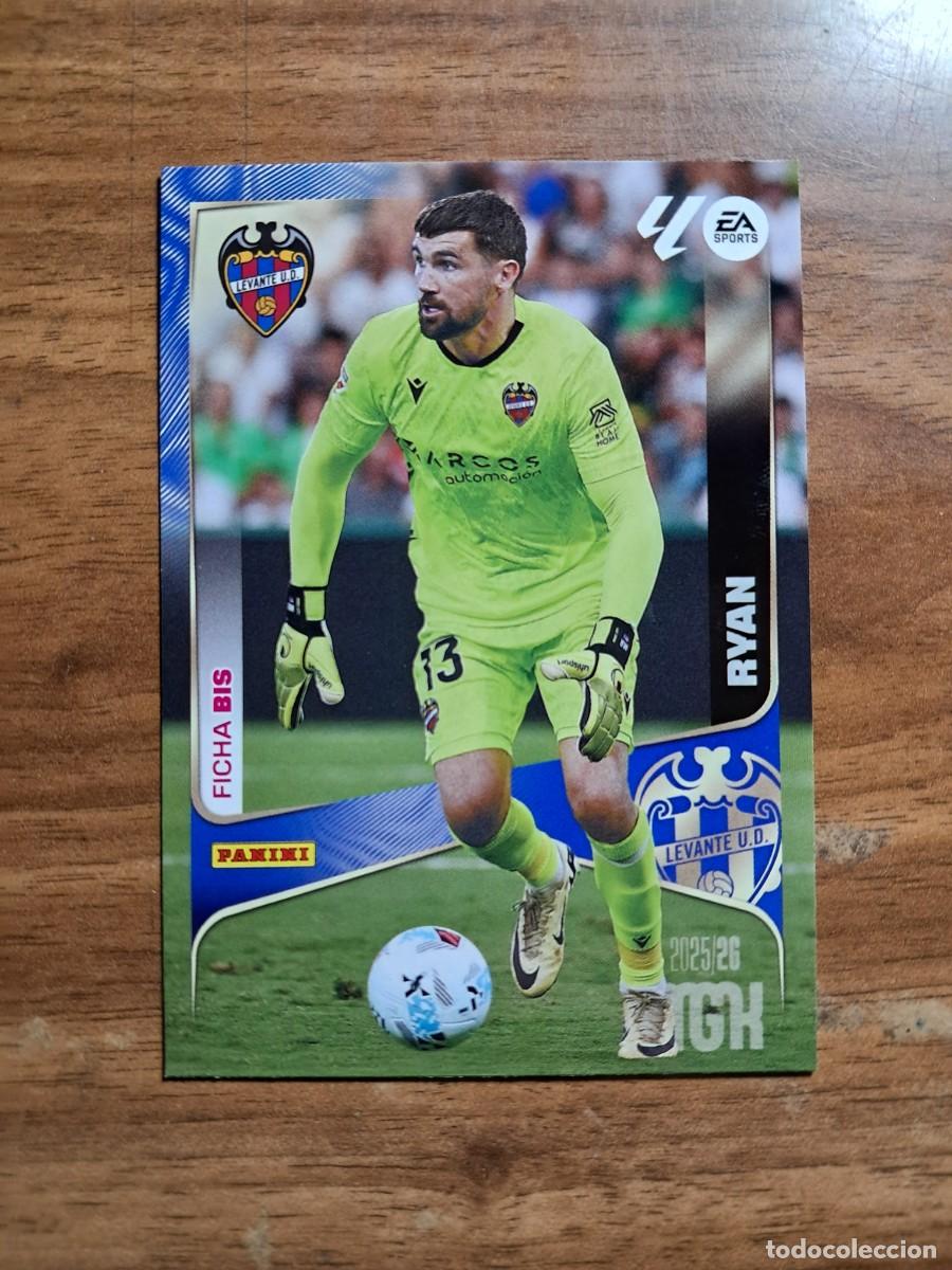 Football Stickers: CARD MEGACRACKS TEMPORADA 25/26: FICHA BIS RYAN, N&deg; 201 BIS