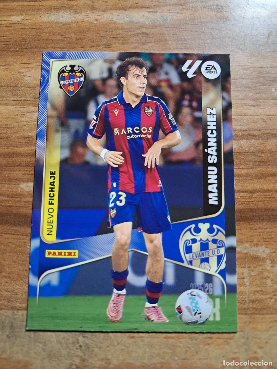 Cromos de F&uacute;tbol: CARD MEGACRACKS TEMPORADA 25/26: NUEVO FICHAJE MANU S&Aacute;NCHEZ, N&deg; 477