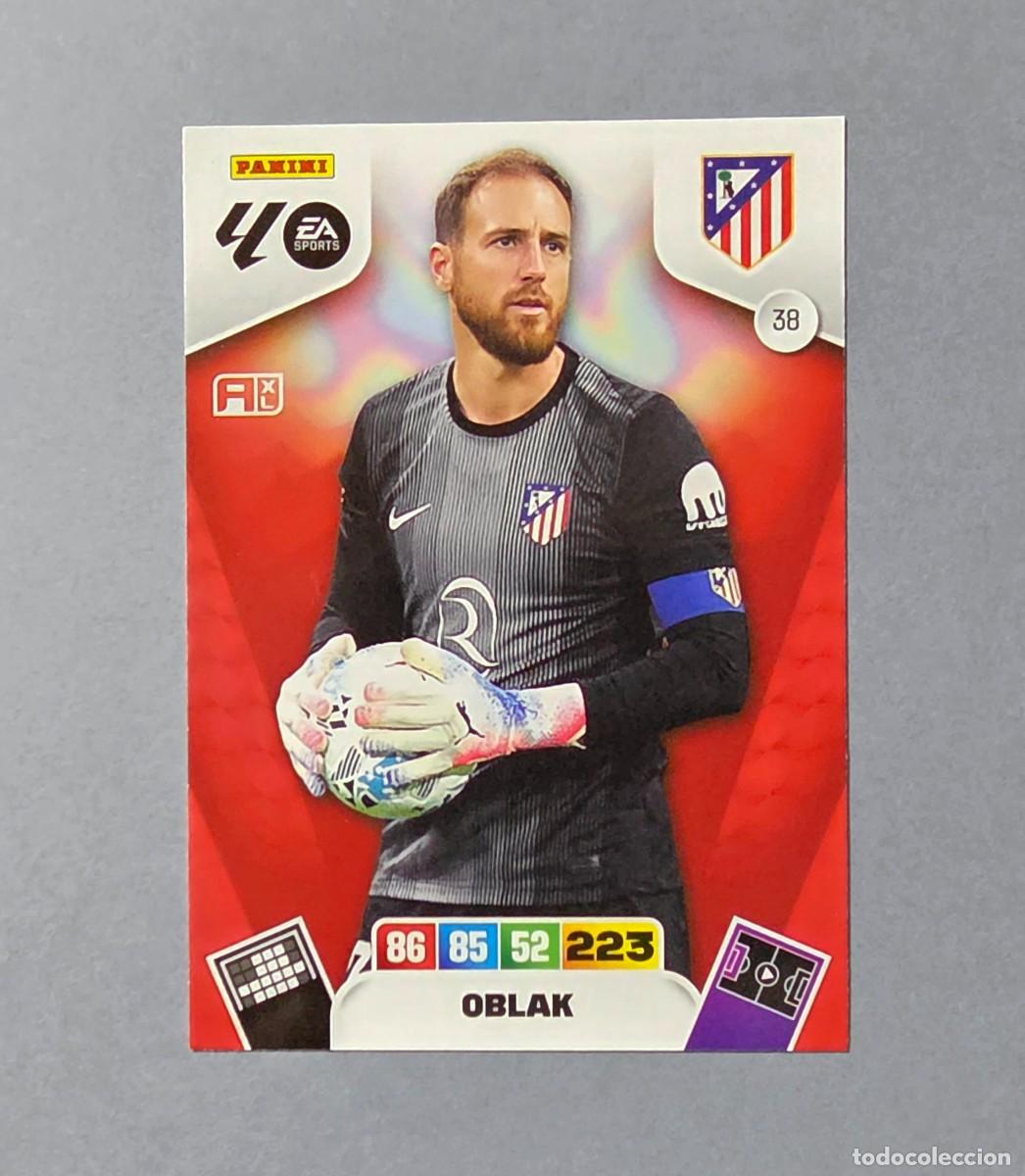 Football Stickers: 38 OBLAK - ATL&Eacute;TICO MADRID - ADRENALYN XL 2025-26 - 25/26 (NUEVO)