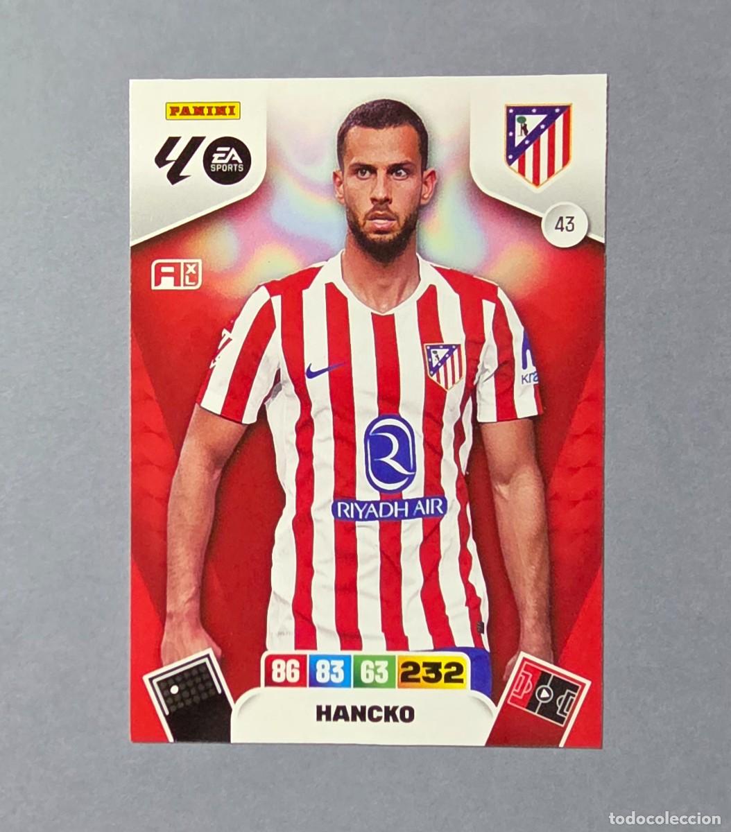 Football Stickers: 43 HANCKO - ATL&Eacute;TICO MADRID - ADRENALYN XL 2025-26 - 25/26 (NUEVO)