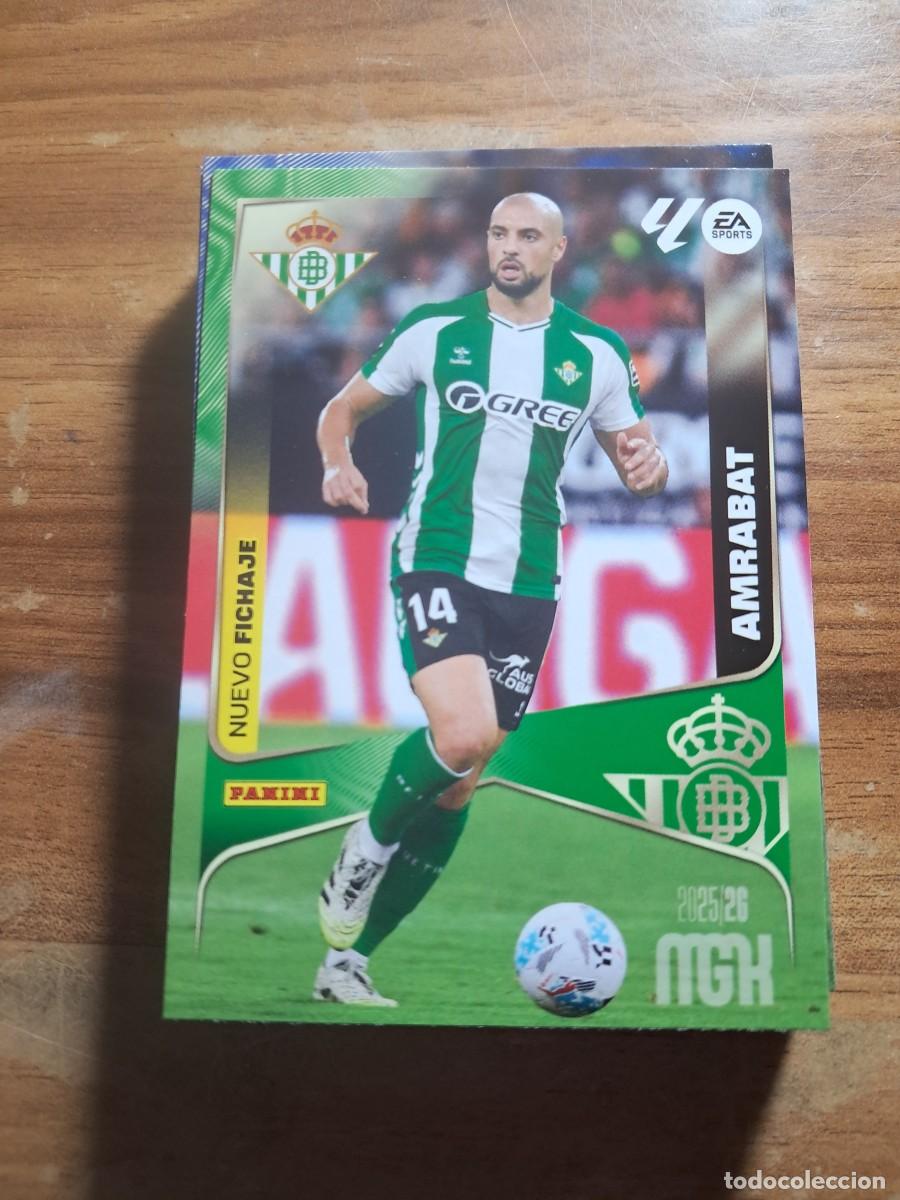 Cromos de F&uacute;tbol: CARD MEGACRACKS TEMPORADA 25/26: NUEVO FICHAJE AMRABAT, N&deg; 503