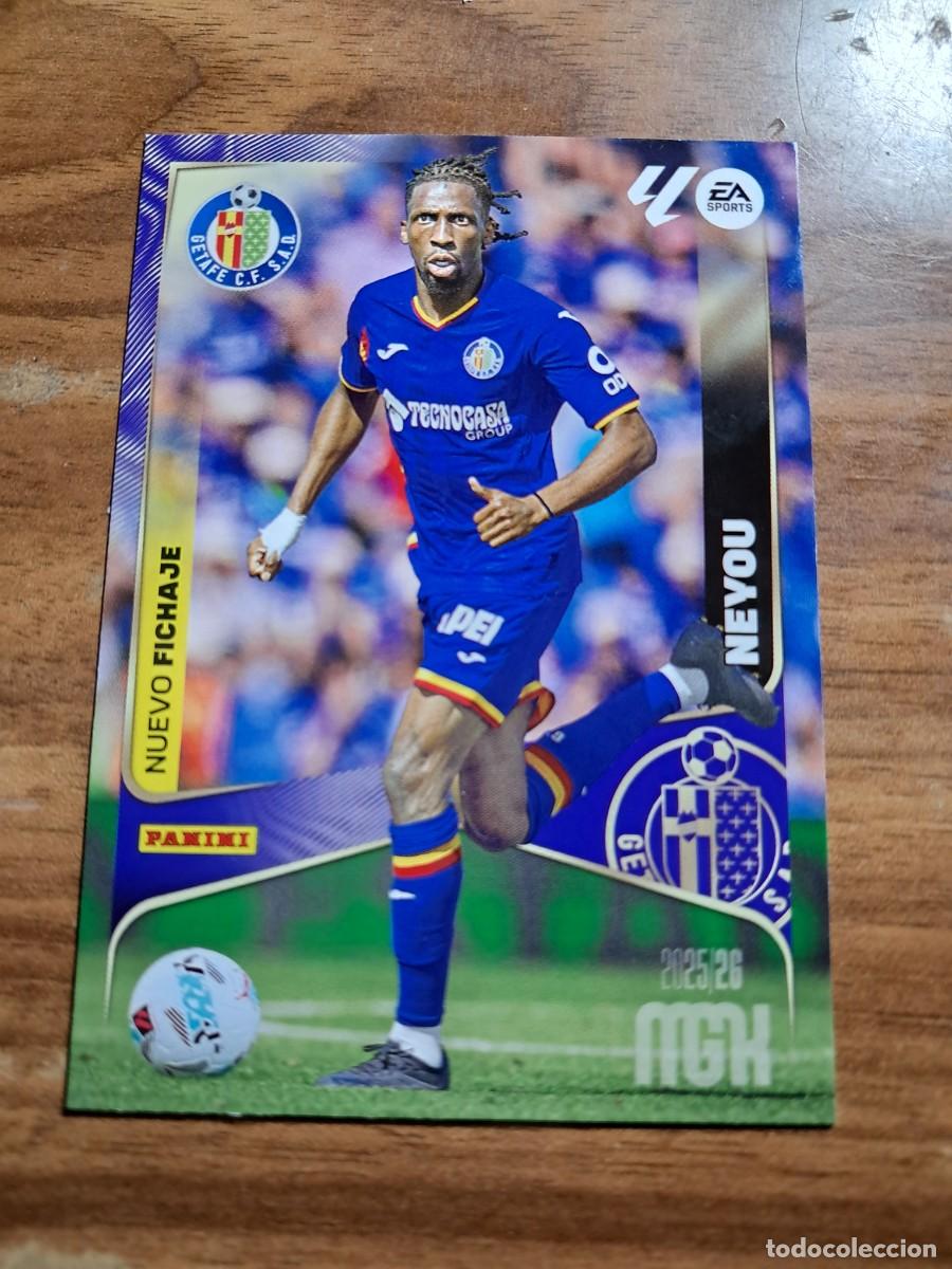 Cromos de F&uacute;tbol: CARD MEGACRACKS TEMPORADA 25/26: NUEVO FICHAJE NEYOU, N&deg; 495