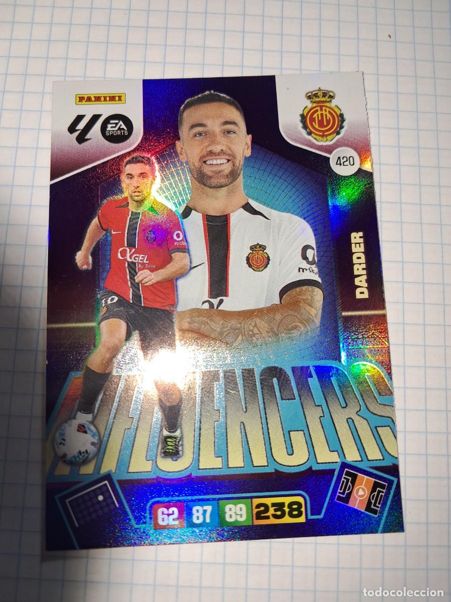 Cromos de F&uacute;tbol: CARD ADRENALYN TEMPORADA 25/26: INFLUENCERS DARDER, N&deg; 420