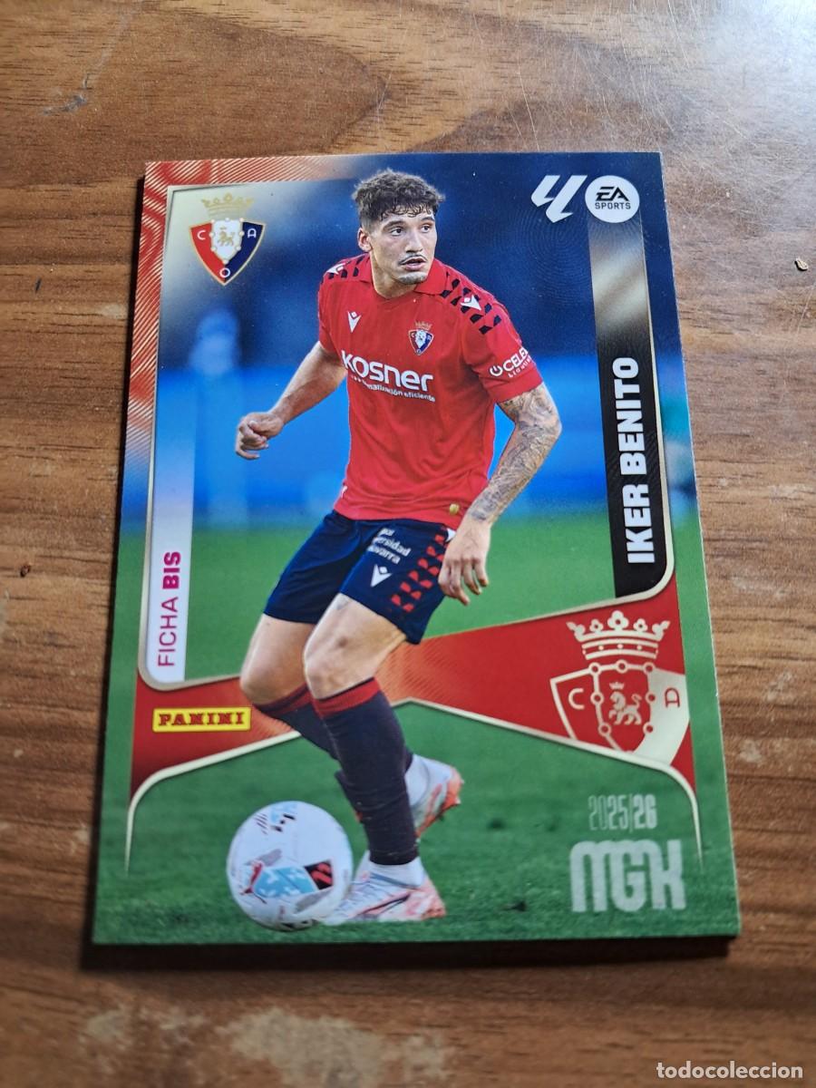 Cromos de F&uacute;tbol: CARD MEGACRACKS TEMPORADA 25/26: FICHA BIS IKER BENITO, N&deg; 268 BIS