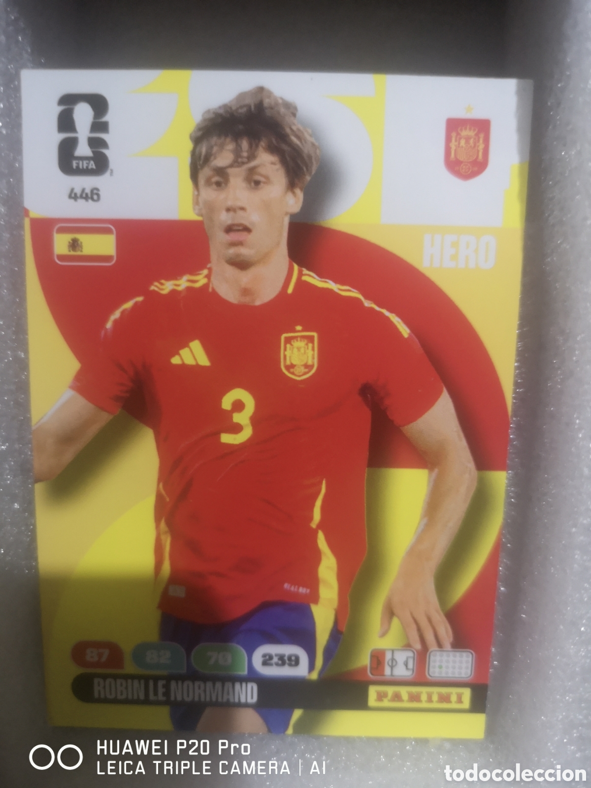 Cromos de F&uacute;tbol: ADRENALYN XL FIFA WORLD CUP 2026 ROBIN LE NORMAND HERO - ESPA&Ntilde;A 446