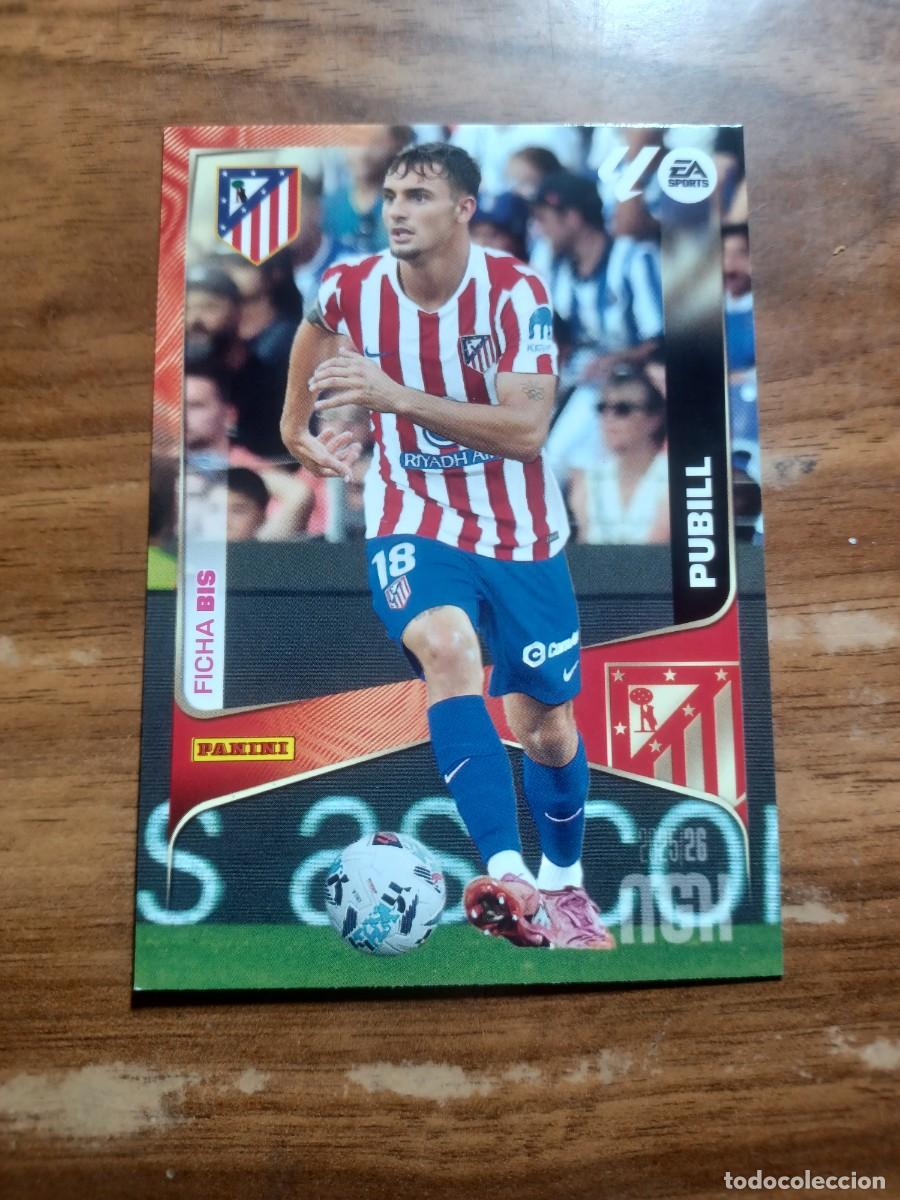 Cromos de F&uacute;tbol: CARD MEGACRACKS 25/26: FICHA BIS PUBILL, N&deg; 58 BIS