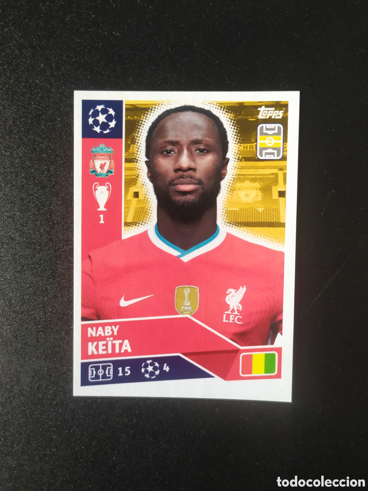 Fu&szlig;ball-Sticker: UEFA Champions League 2020 2021 20 21 stickers topps Keita n&deg; 13 Liverpool