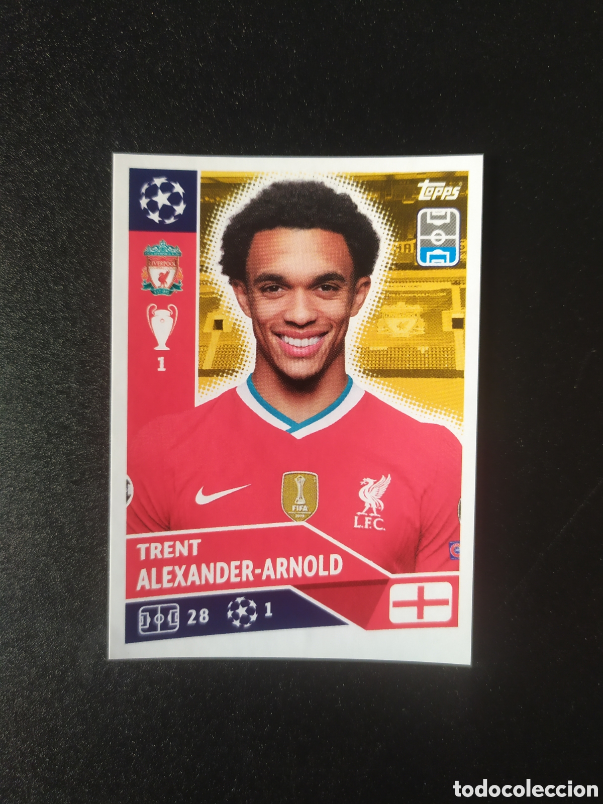 Cromos de F&uacute;tbol: UEFA Champions League 2020 2021 20 21 stickers topps Alexander-Arnold n&deg; 4 Liverpool