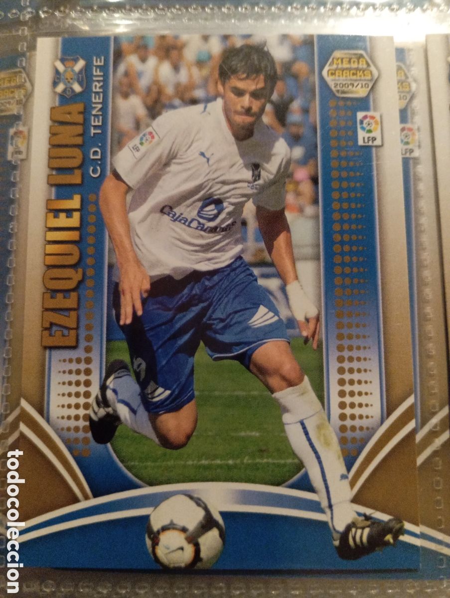 Fu&szlig;ball-Sticker: EZEQUIEL LUNA CD TENERIFE Cromo ficha de futbol Megacracks 2009-2010 MGK 09-10 Liga Espa&ntilde;ola