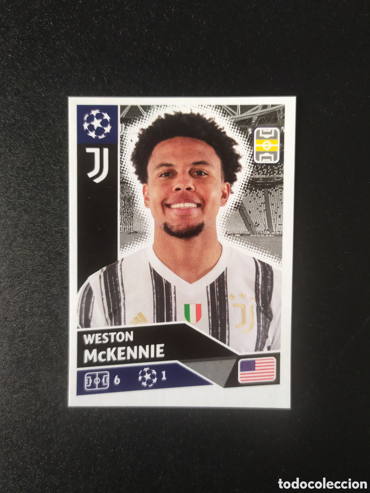 Cromos de F&uacute;tbol: UEFA Champions League 2020 2021 20 21 stickers topps McKennie n&deg; 14 Juventus