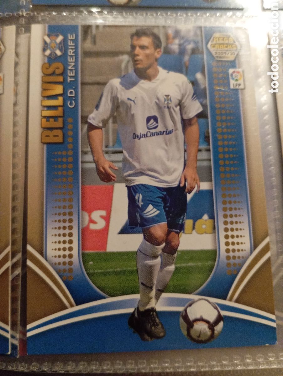 Fu&szlig;ball-Sticker: BELLVIS CD TENERIFE Cromo ficha de futbol Megacracks 2009-2010 MGK 09-10 Liga Espa&ntilde;ola