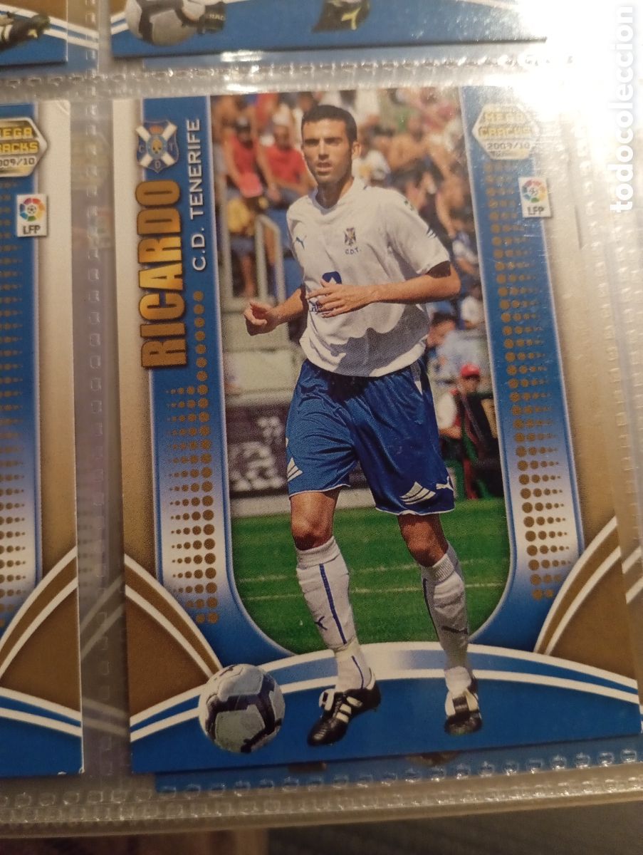 Fu&szlig;ball-Sticker: RICARDO CD TENERIFE Cromo ficha de futbol Megacracks 2009-2010 MGK 09-10 Liga Espa&ntilde;ola