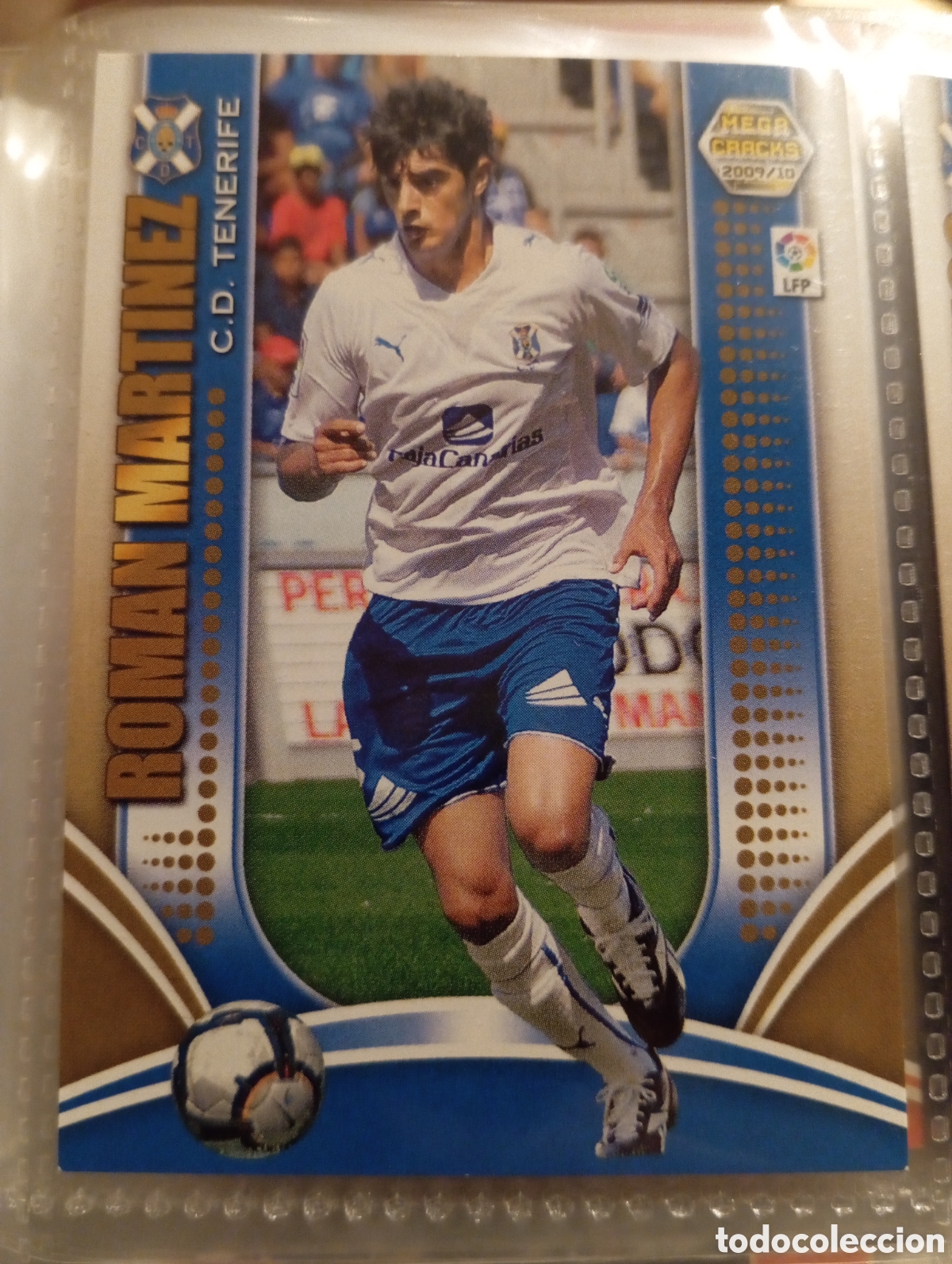 Fu&szlig;ball-Sticker: ROMAN MARTINEZ CD TENERIFE Cromo ficha de futbol Megacracks 2009-2010 MGK 09-10 Liga Espa&ntilde;ola