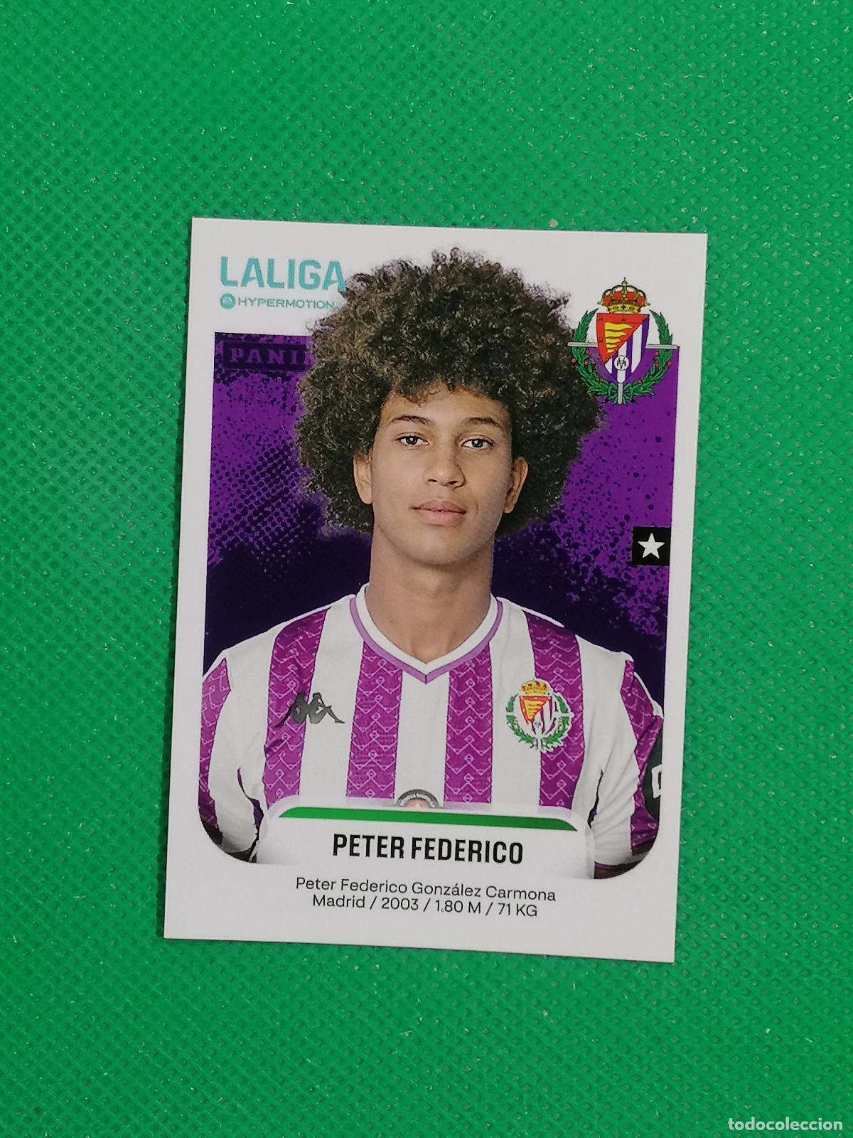 Cromos de F&uacute;tbol: 399 B 399B PETER FEDERICO VALLADOLID ⚽ PANINI LIGA HYPERMOTION 25 26 2025 2026 ⚽