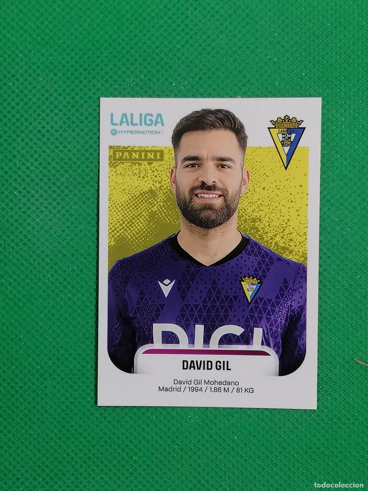Cromos de f&uacute;tbol: 81 DAVID GIL CADIZ ⚽ PANINI LIGA HYPERMOTION 25 26 2025 2026 ⚽