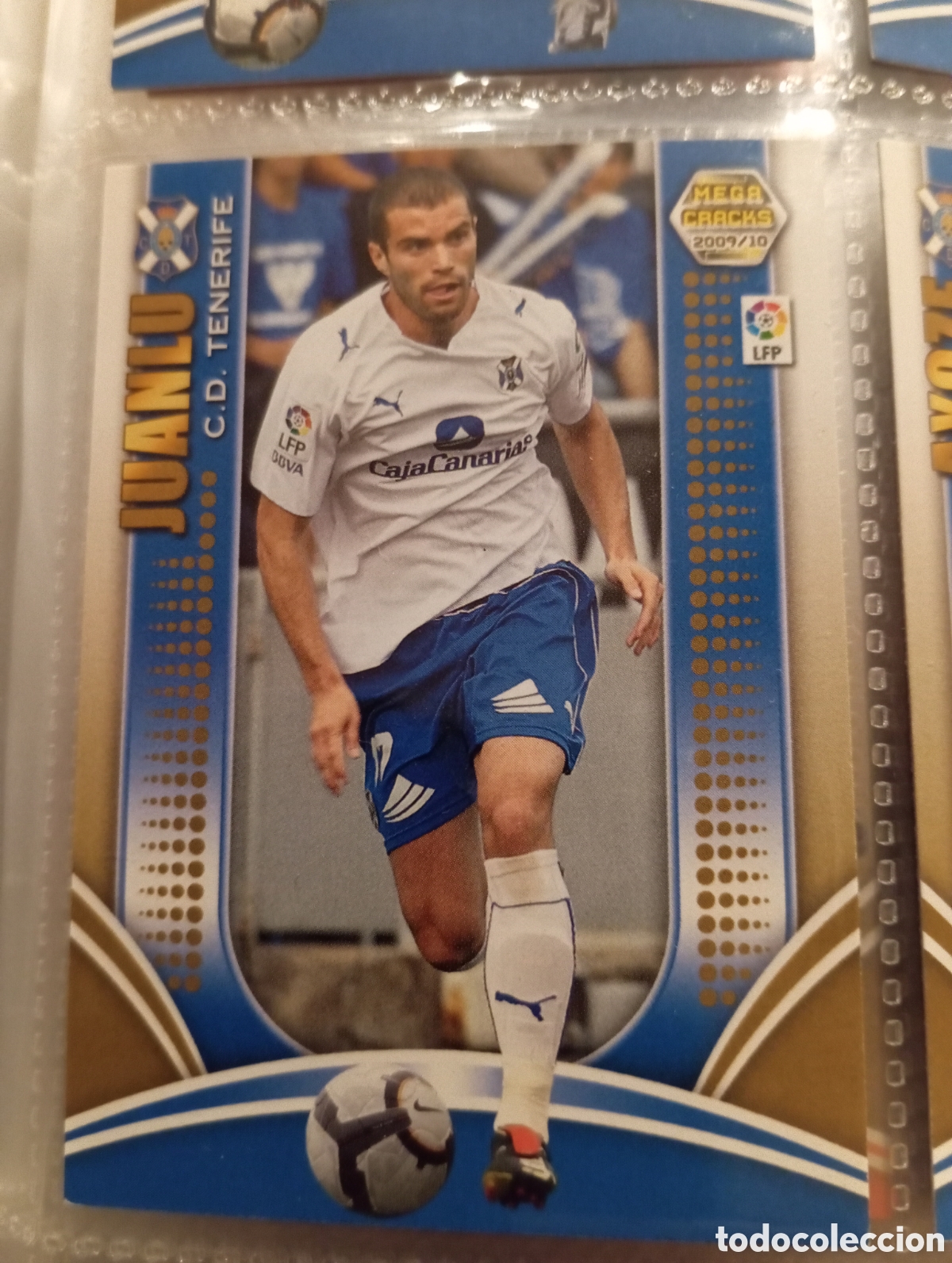 Cartes &agrave; collectionner de Football: JUANLU CD TENERIFE Cromo ficha de futbol Megacracks 2009-2010 MGK 09-10 Liga Espa&ntilde;ola