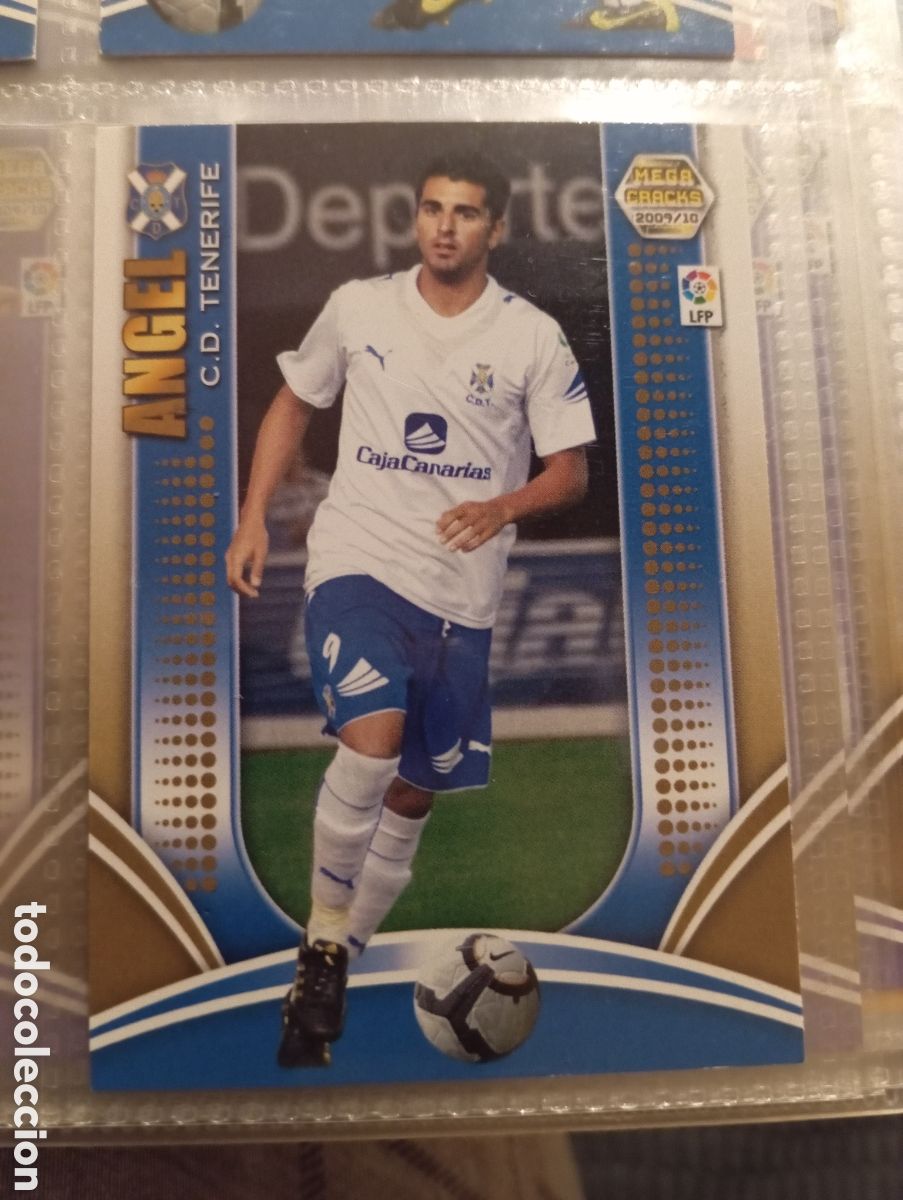 Cartes &agrave; collectionner de Football: ANGEL CD TENERIFE Cromo ficha de futbol Megacracks 2009-2010 MGK 09-10 Liga Espa&ntilde;ola