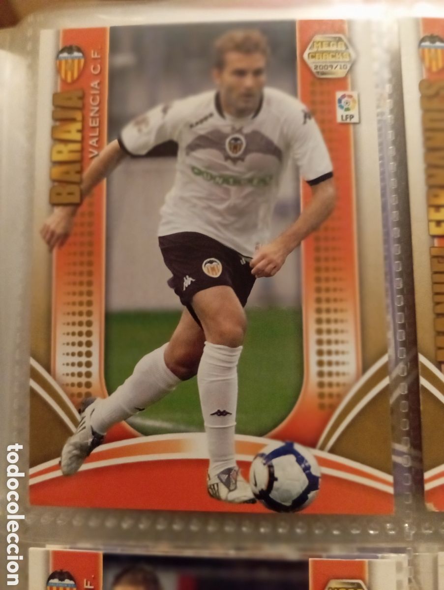 Cartes &agrave; collectionner de Football: BARAJA VALENCIA CF Cromo ficha de futbol Megacracks 2009-2010 MGK 09-10 Liga Espa&ntilde;ola