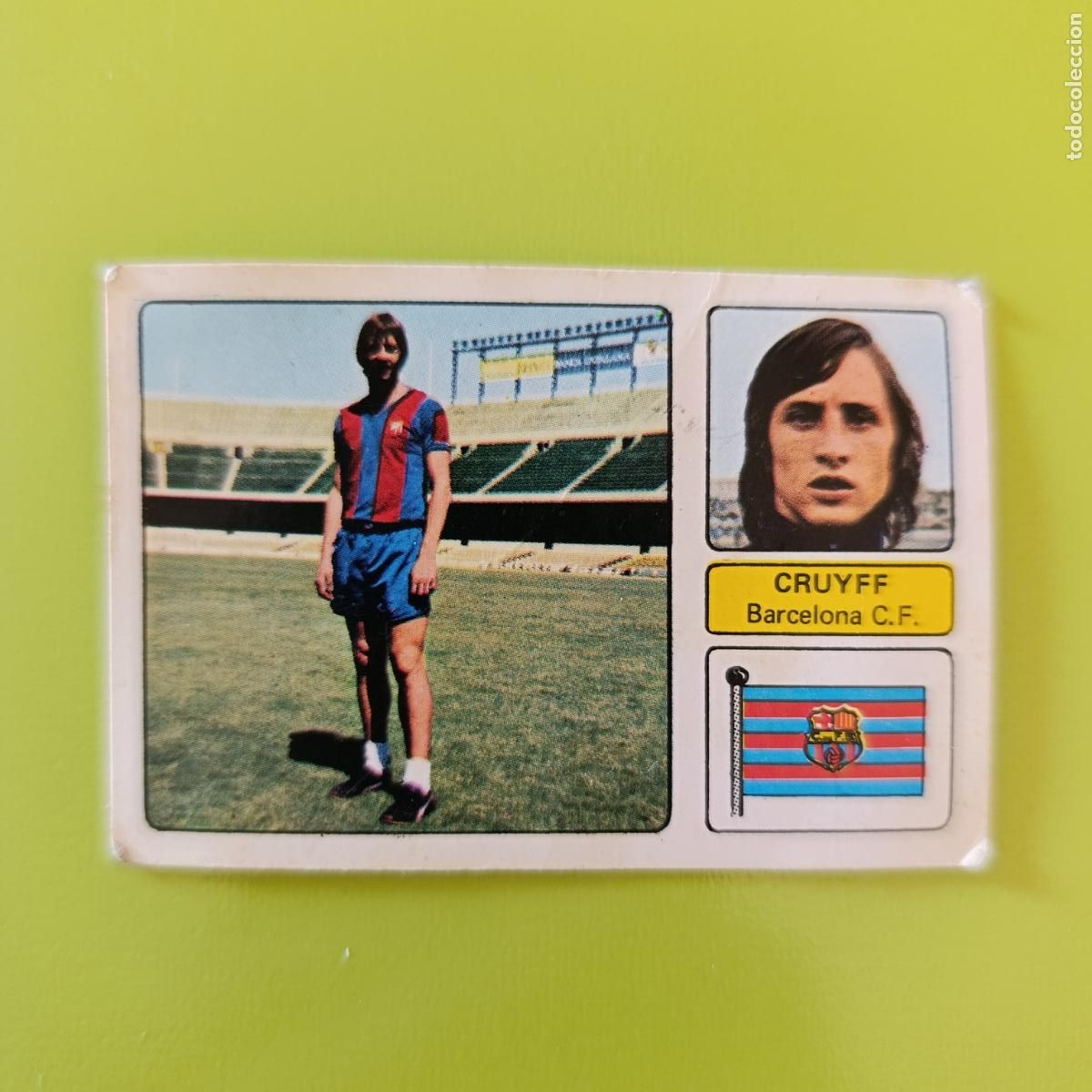 Cromos de F&uacute;tbol: CROMO F&Uacute;TBOL. JOHAN CRUYFF BARCELONA CF CAMPEONATO LIGA 1973-74. EDIT FHER. FICHAJE ULTIMA HORA N&ordm;15